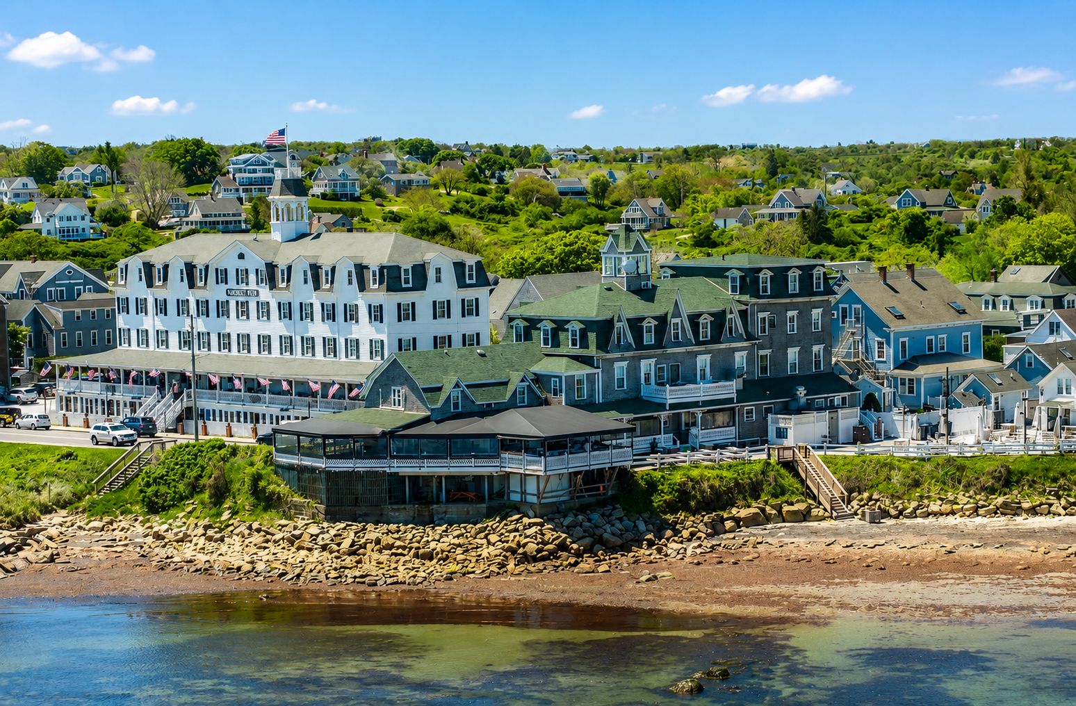 Block Island Beach House Hotel (The Surf) - Roof Restoration by Rinaldi Brothers