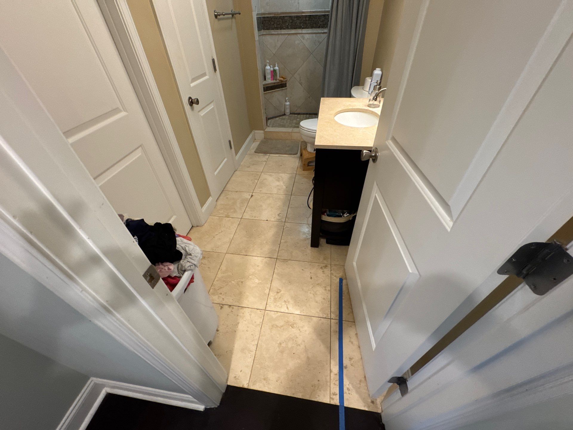 Basement bathroom remodel by Prudencio