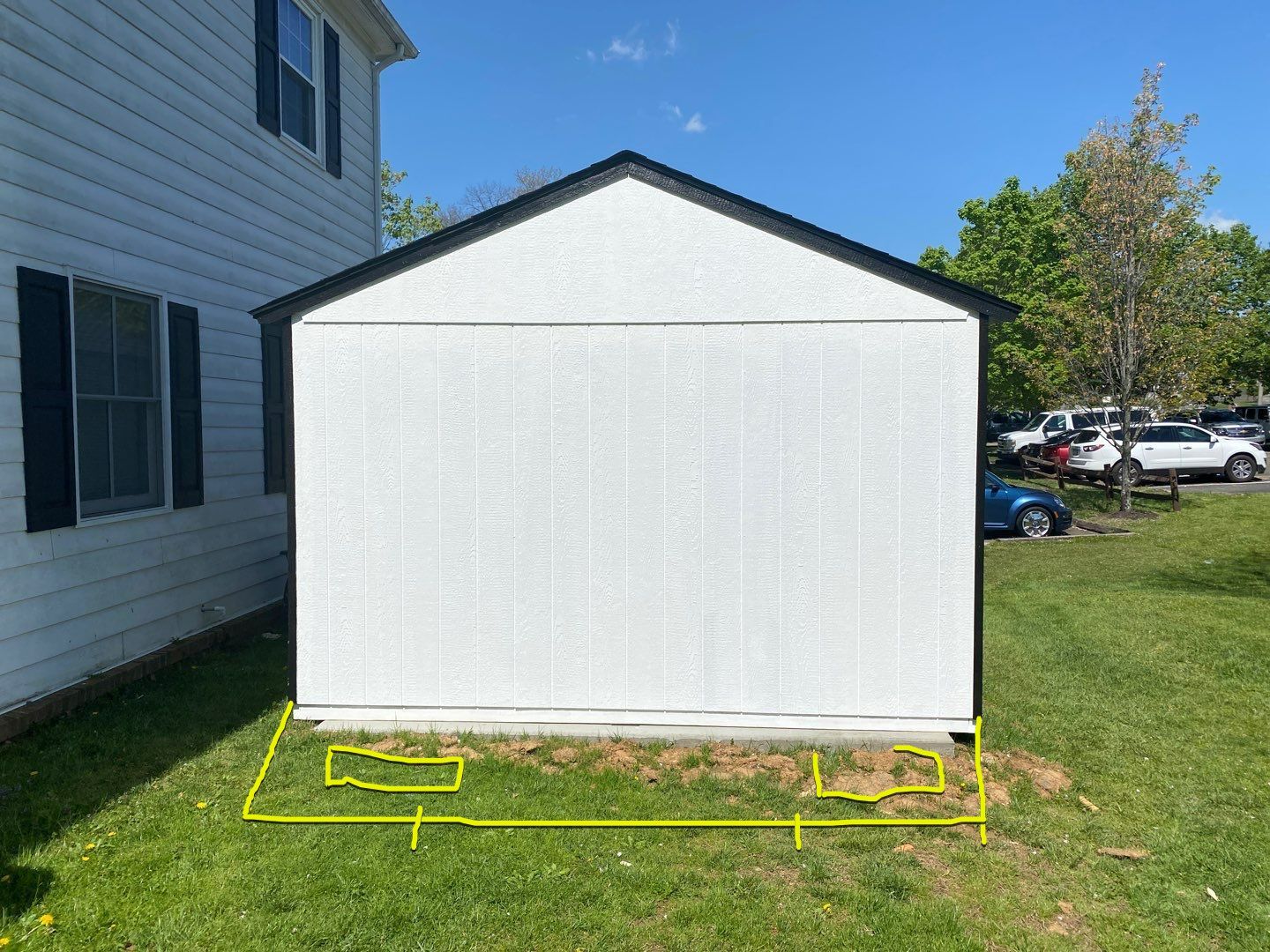 Shed donated to Family Shelter Services by DCMI in honor of Anne Brown by DCMI MID-ATLANTIC INC.