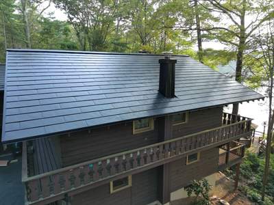 Stunning Tesla Solar Roof Cabin in the Woods