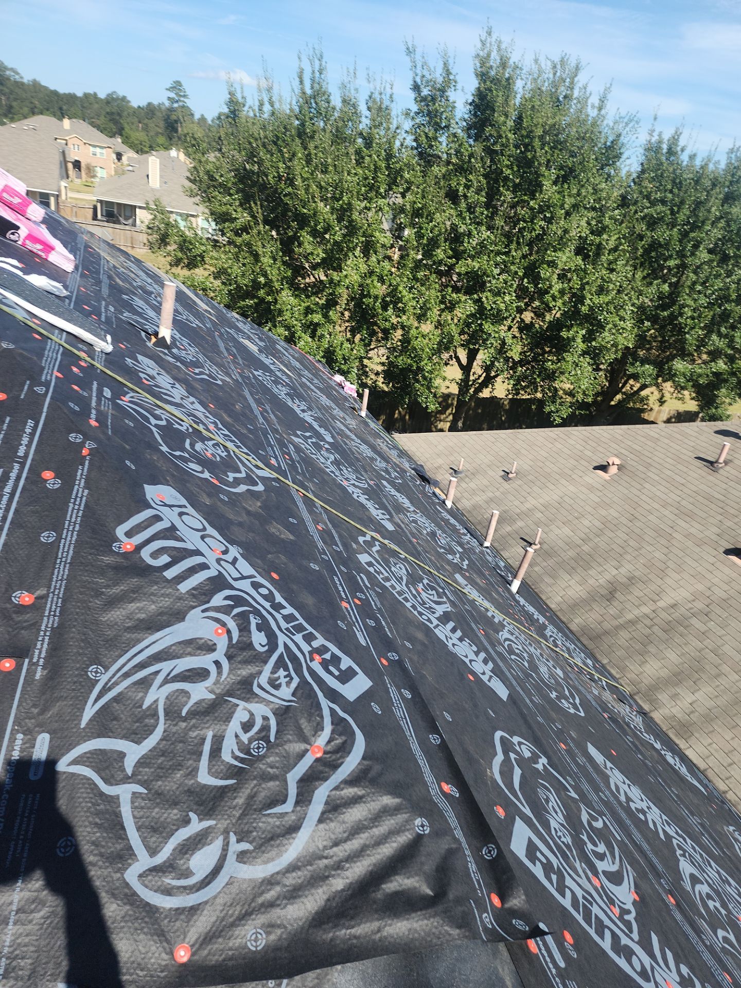 Residential Roofing Installation using Owen's Corning Duration (Lifetime) Shingles by Roof Repair Company