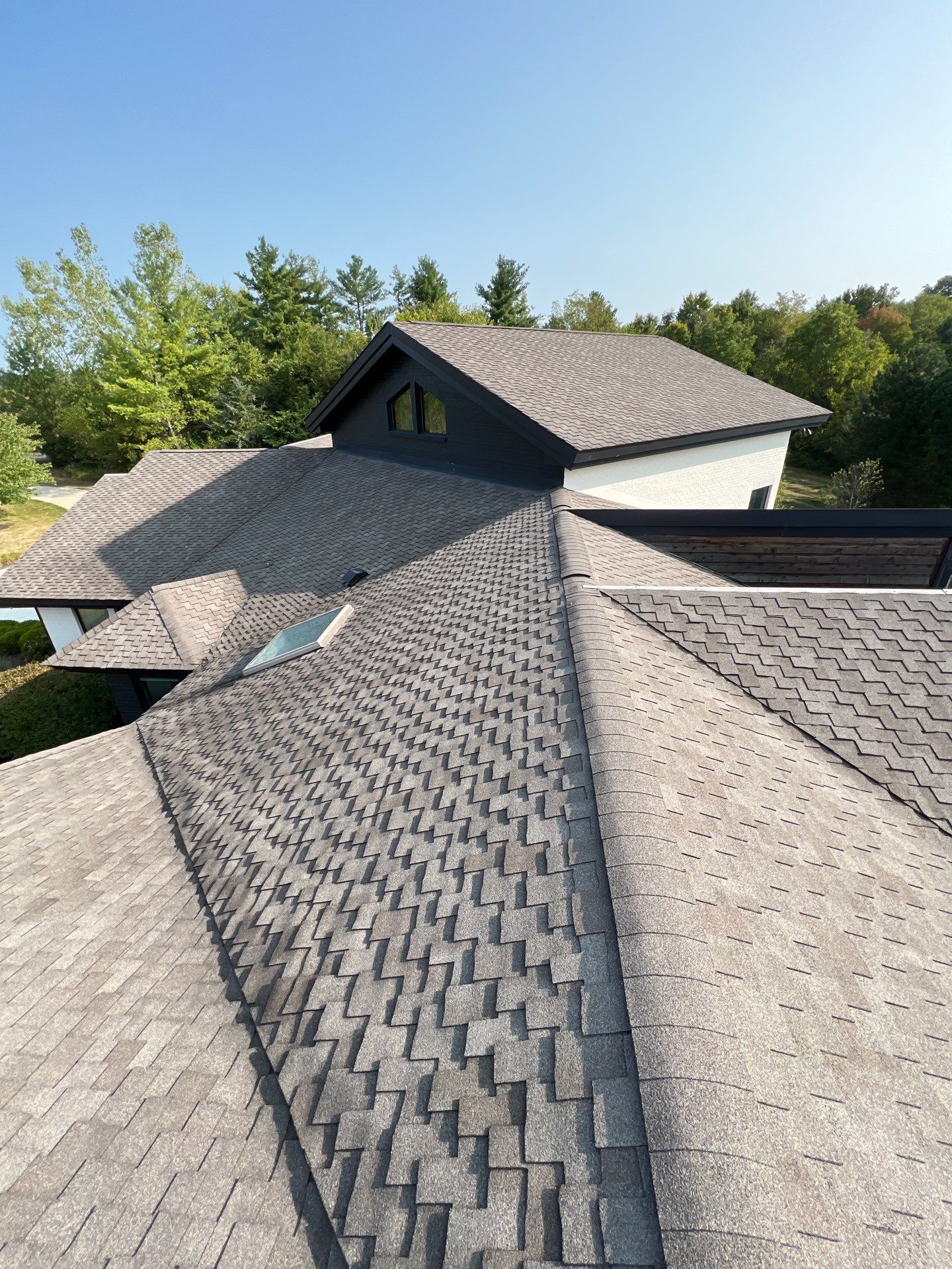 Black Frost Metal Shake Roof & Modern Exterior Renovation – Fort Wayne, IN by 4Ever Metal Roofing