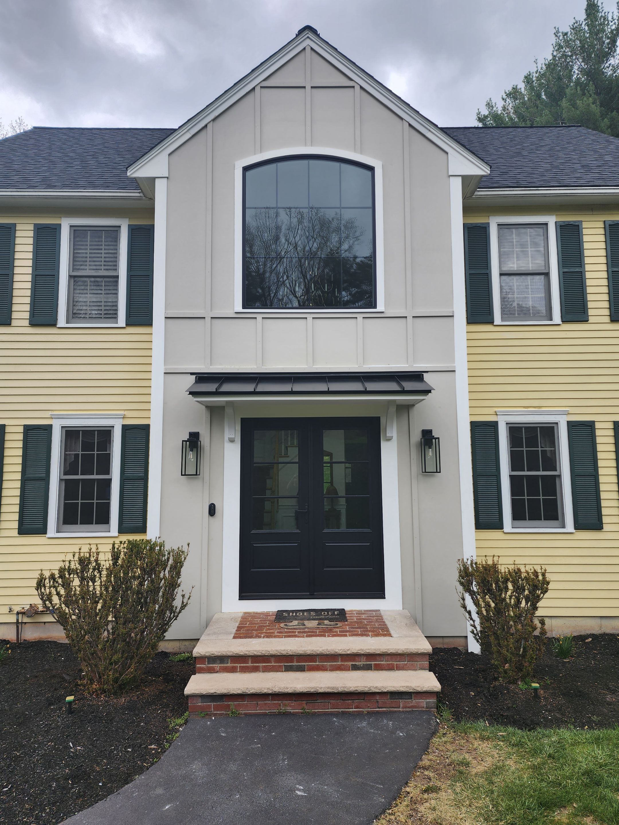 Front entry redesign in Holliston, MA by UBrothers Construction