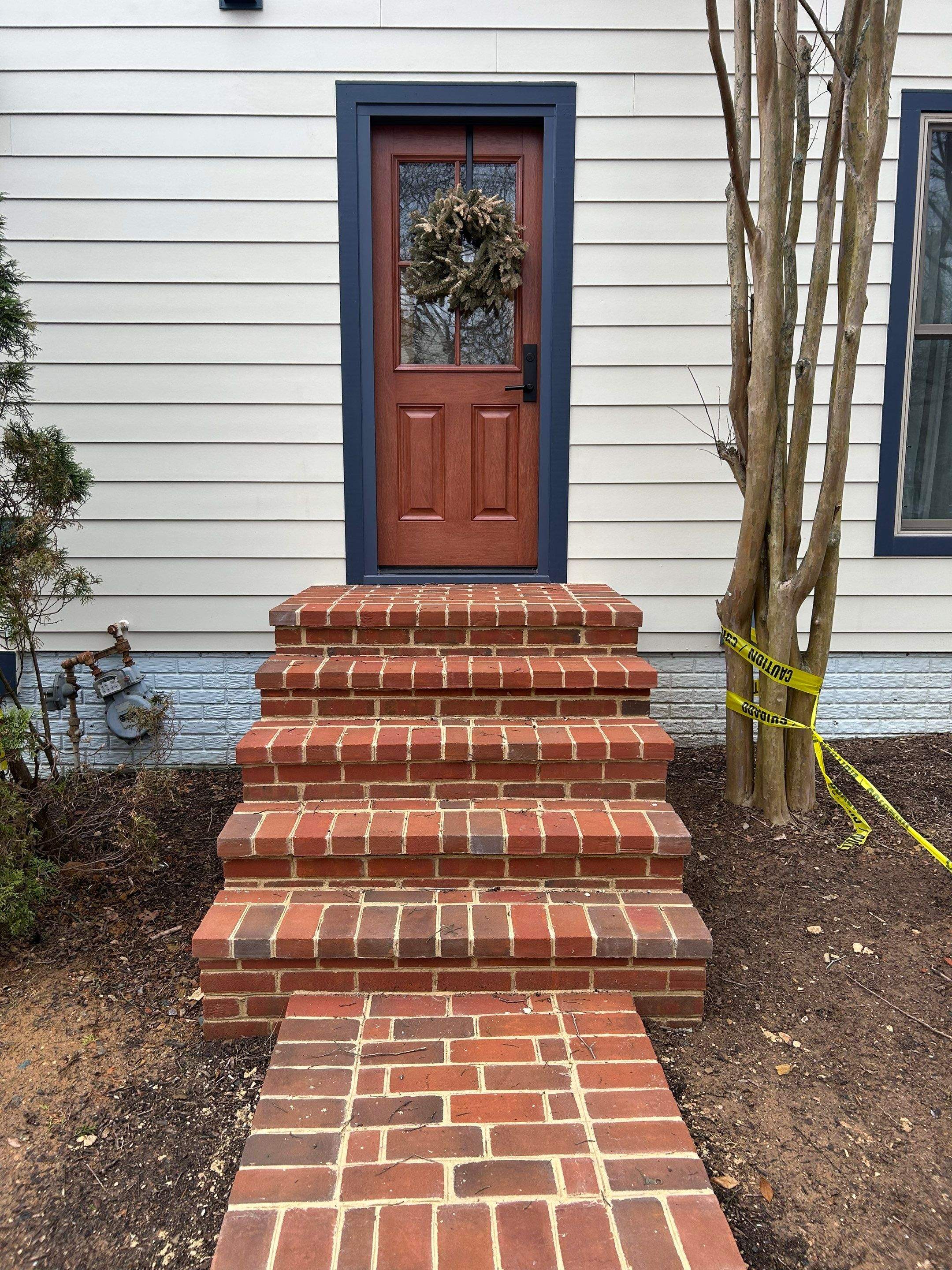 Traditional Iron Entry Railings – Gaithersburg, MD by Capitol Iron Works
