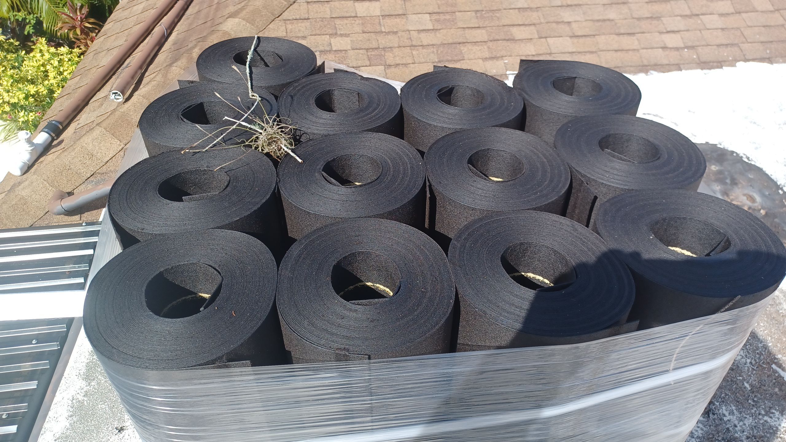 Residential Roofing Installation using 1" Nail strip metal roof by BLUES BROTHERS ROOFING
