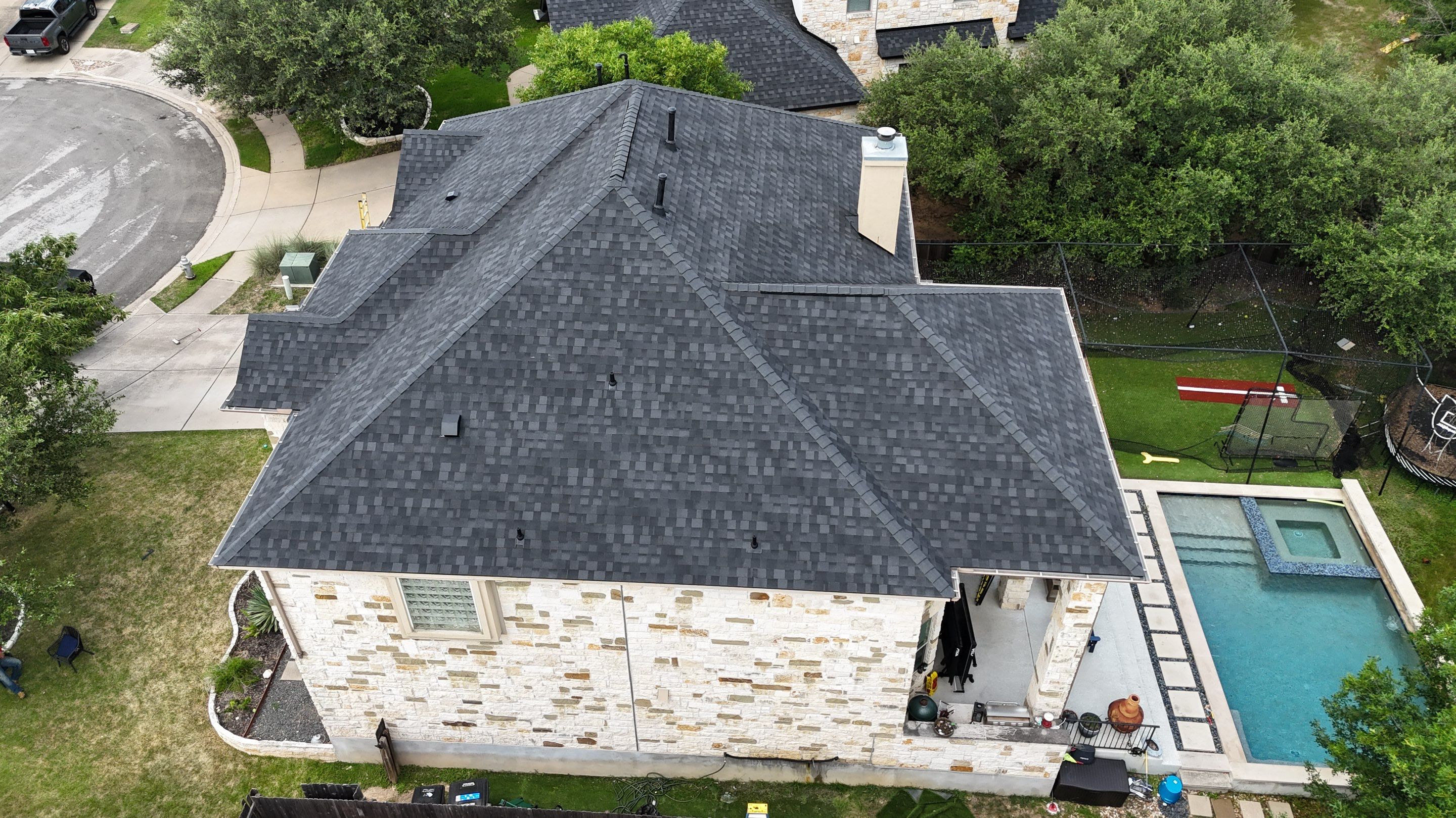 IKO Dynasty Granite Black by Perennial Roofing 
