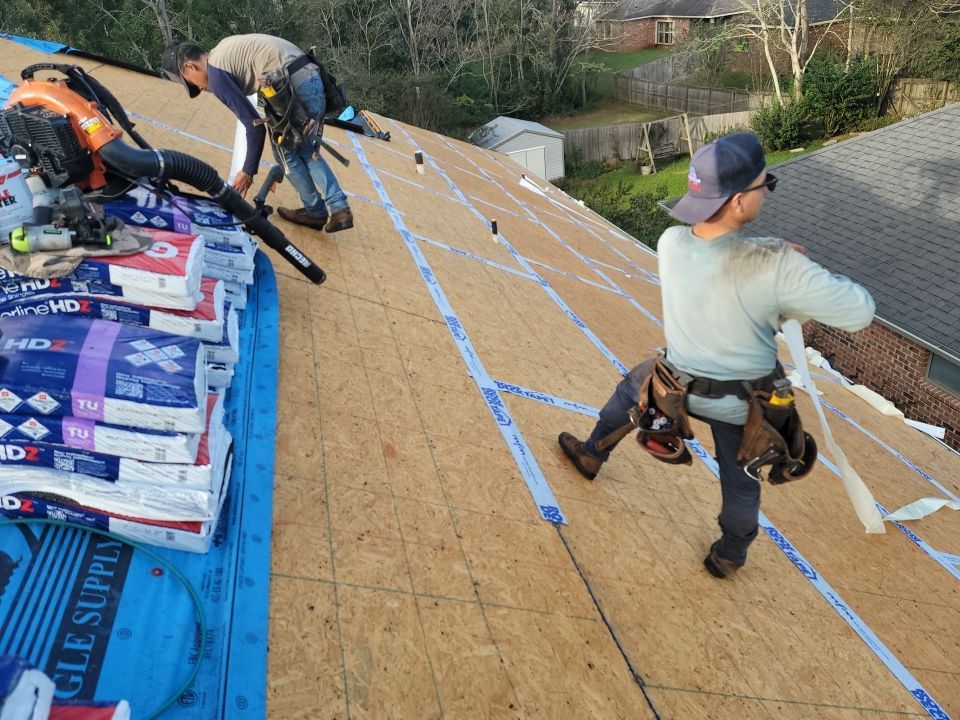 Residential Roofing Installation using Roof Replacement by American Roofing & Construction LLC