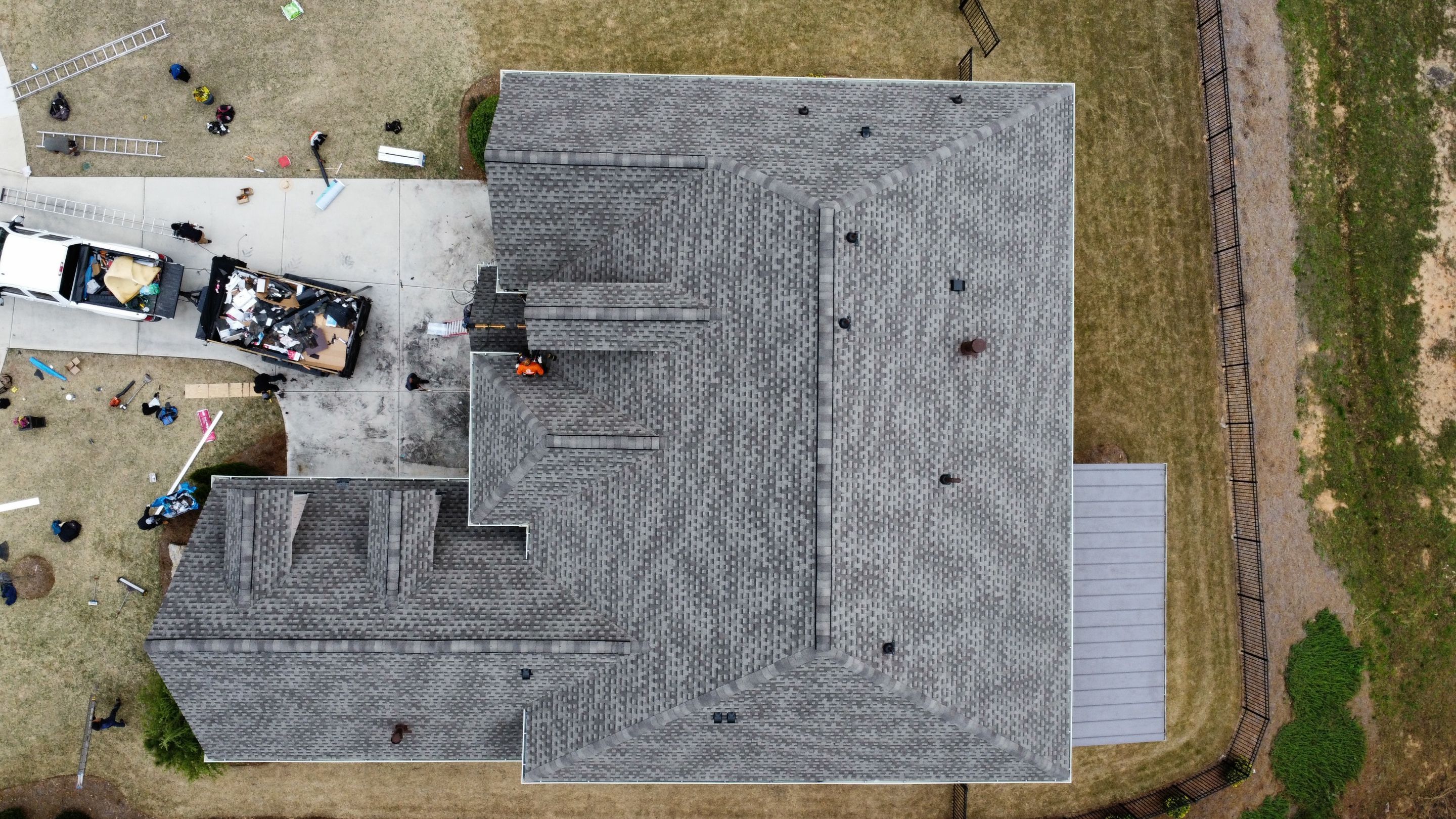 Cumming, GA Roof Replacement GAF Timberline HDZ Weathered Wood by Reset Roofing