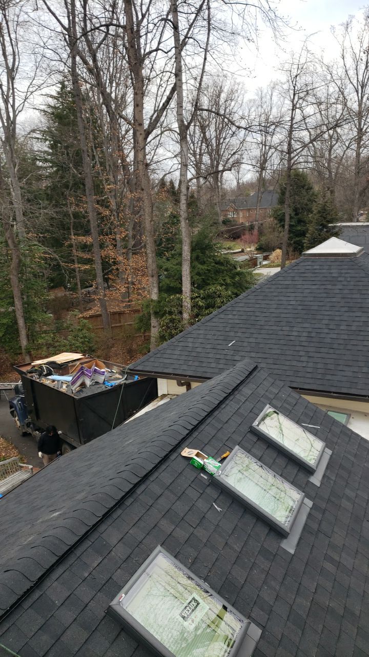 McLean: Certainteed Landmark Pro Designer Shingles in Max Def Charcoal Black by RM Banning, Inc.