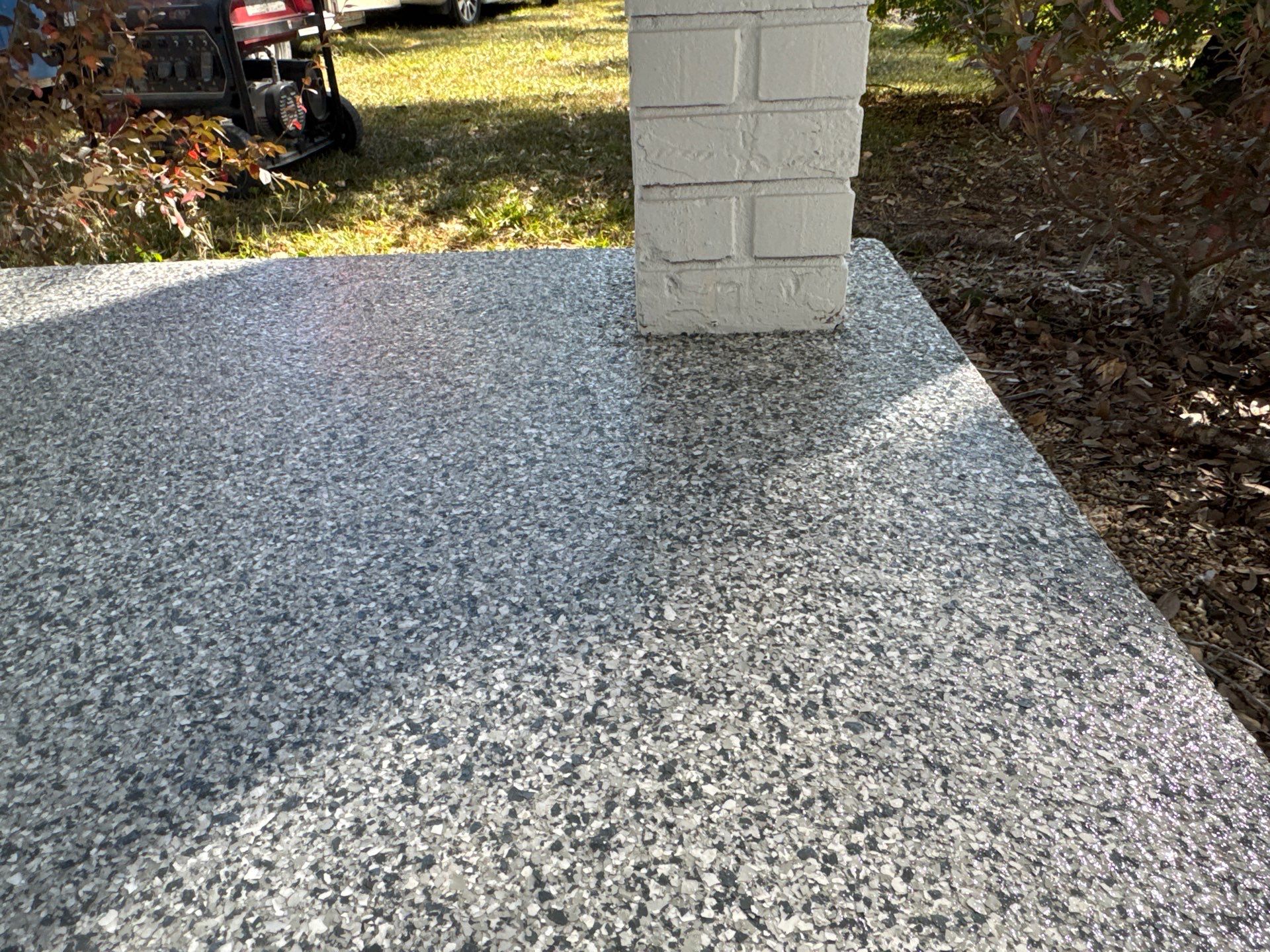 Carport in High Springs, FL in Slate Stone by Cross Creek Concrete Coatings