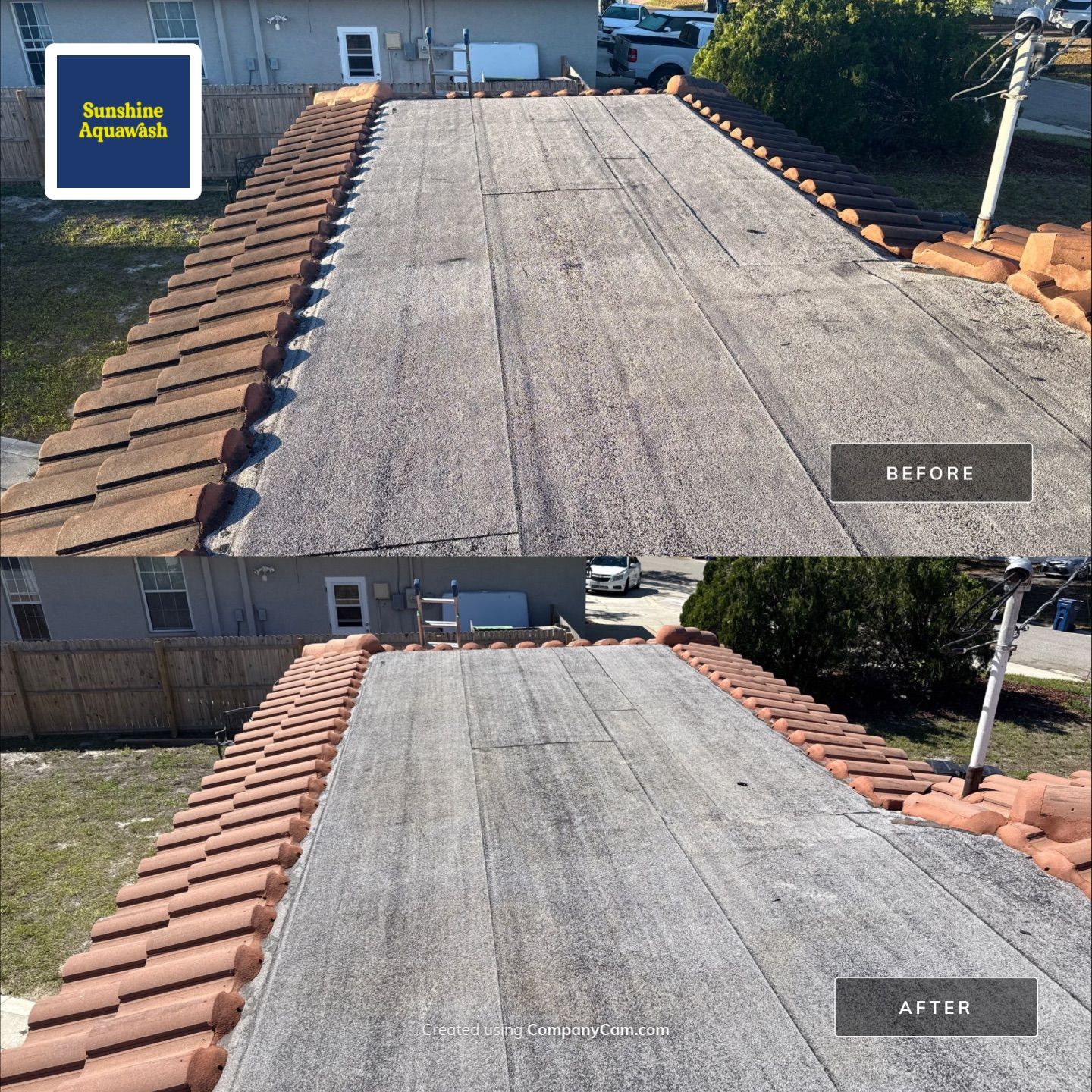 Full Exterior Cleaning Before Painting – Sarasota, FL (Near Sarasota Airport) by Sunshine AquaWash