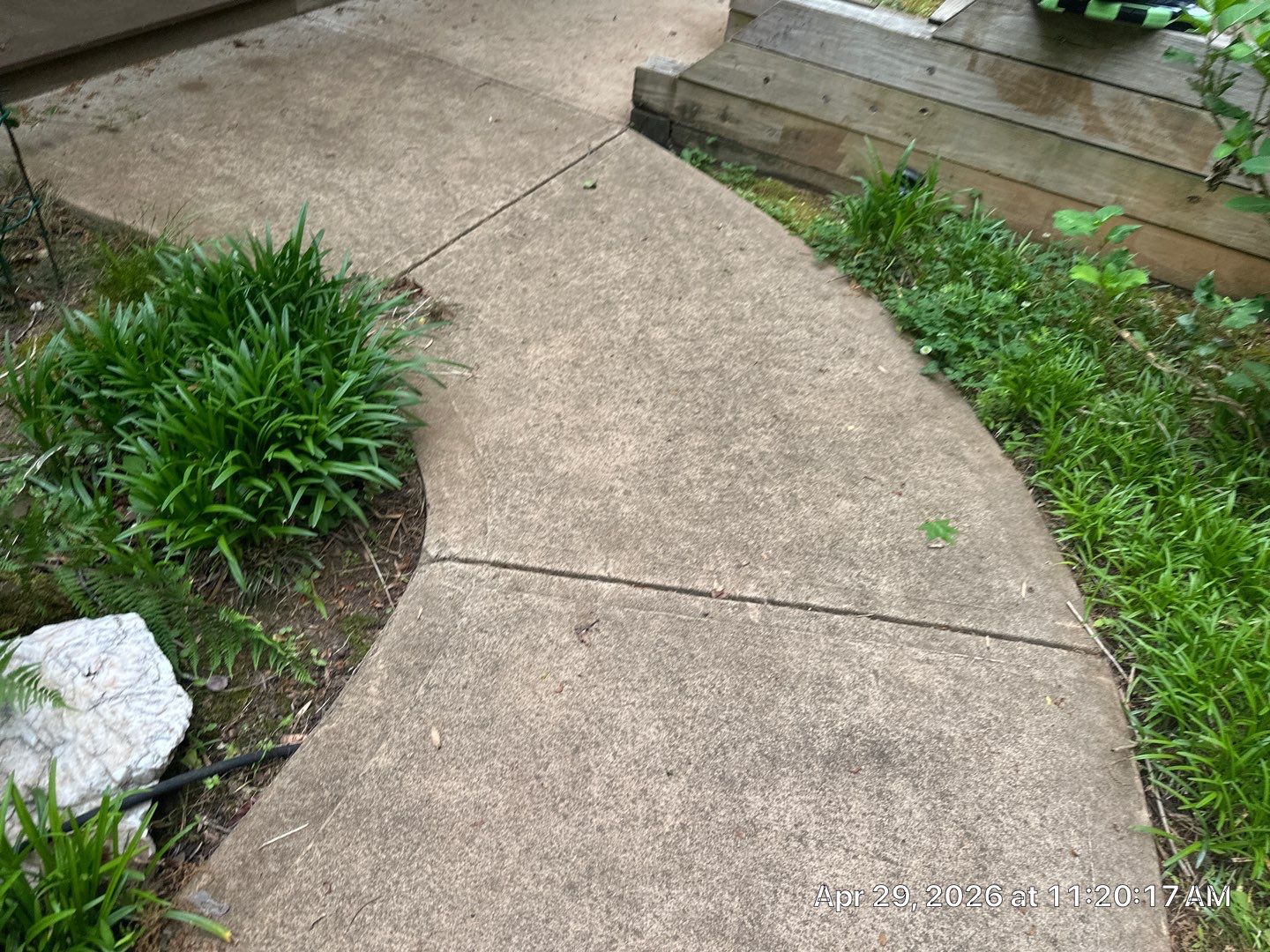 Deck using Wood Sealant and Concrete Using Concrete Sealant by DuraSeal
