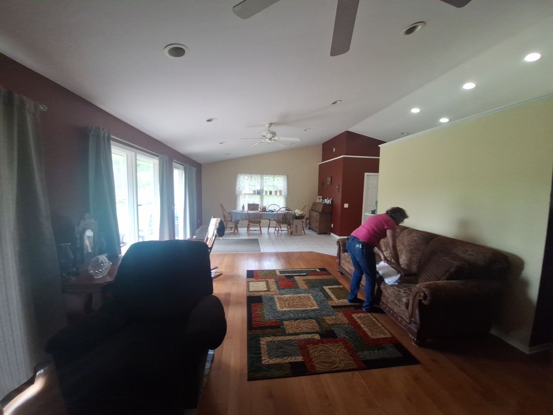 Neutral Interior Wall Repainting and Color Transformation in Whitehall Michigan by Gordon Painting