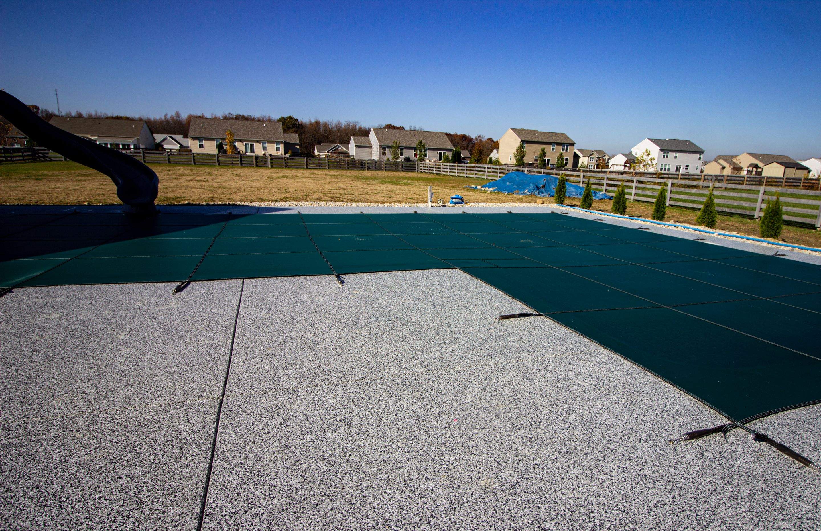 Pool Installation using Domino by Your1DayFloor.com
