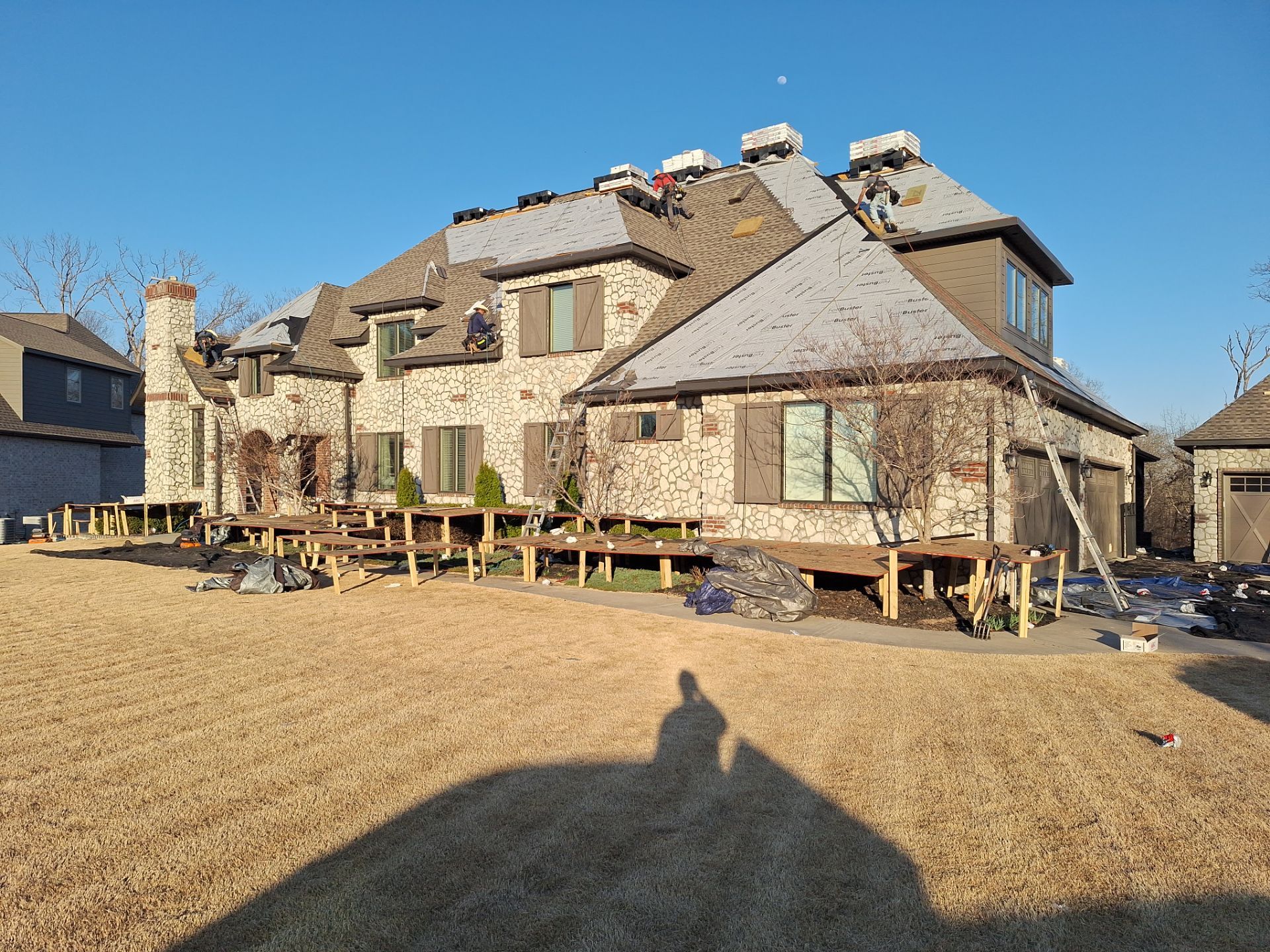 Residential Roofing Installation using GAF Armorshield II by Ozark Mountain Roofing