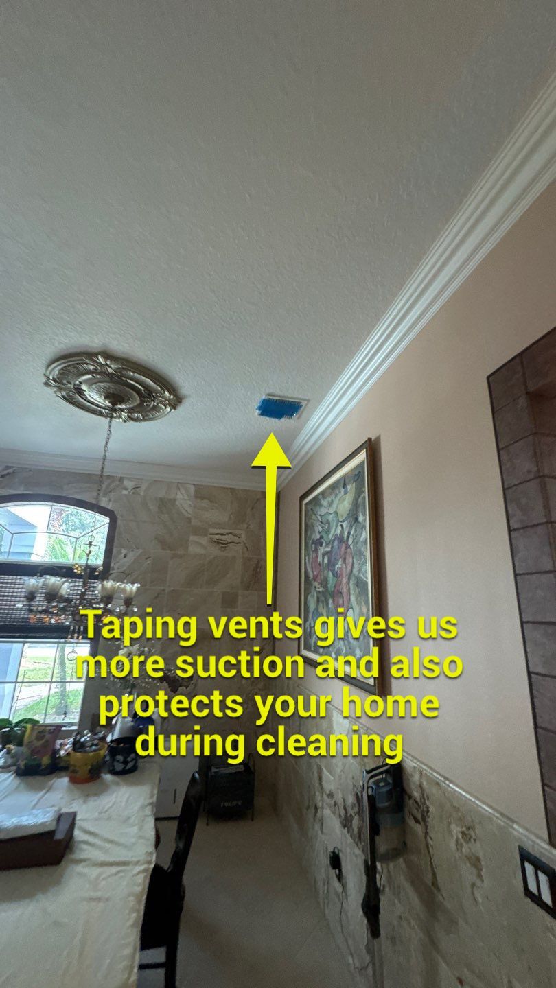 Air duct and Bathroom Exhaust Cleaning in Apopka by Hygienic Air, Inc