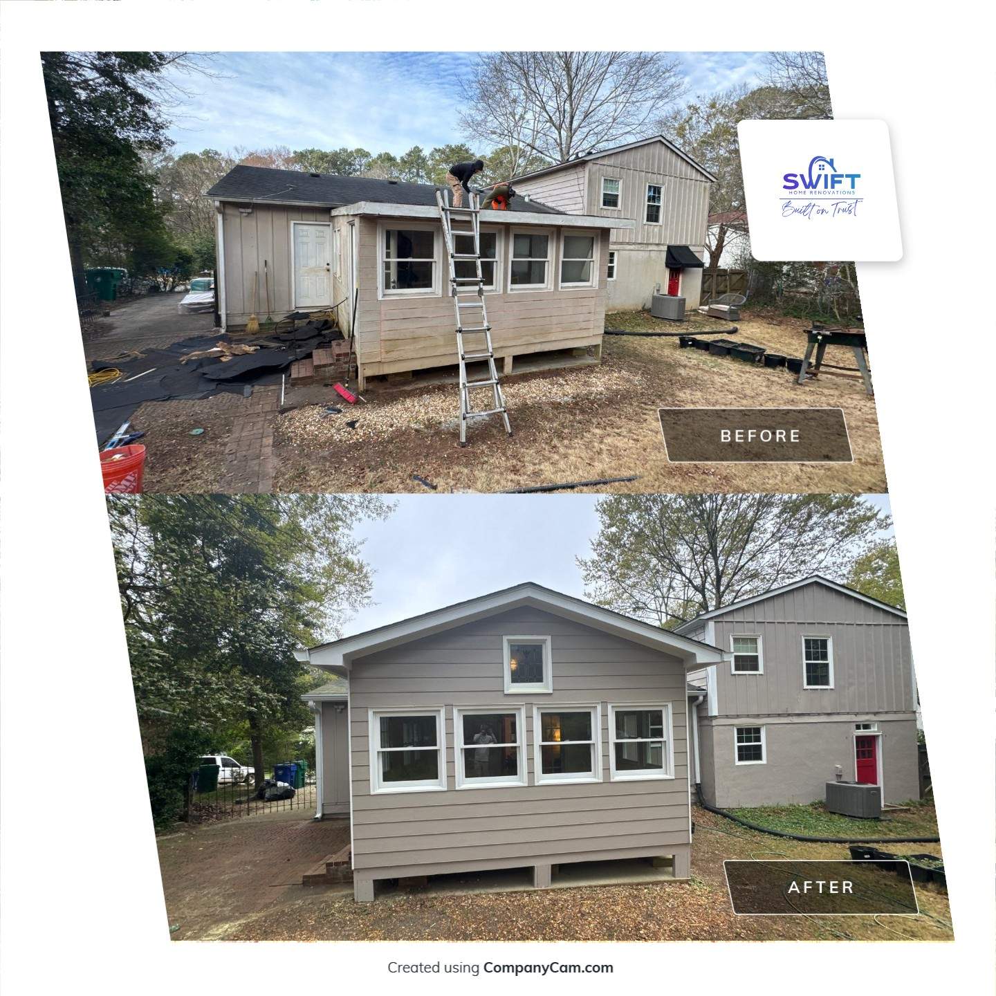 Custom Room Addition and Sunroom Construction in Doraville by Swift Home Renovations