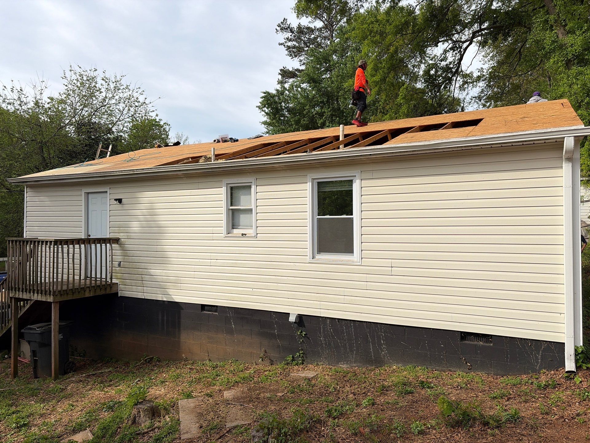 29-Gauge Apex Metal Roof Installation in Greenville, SC | High Definition Matte Black by Roofers LLC