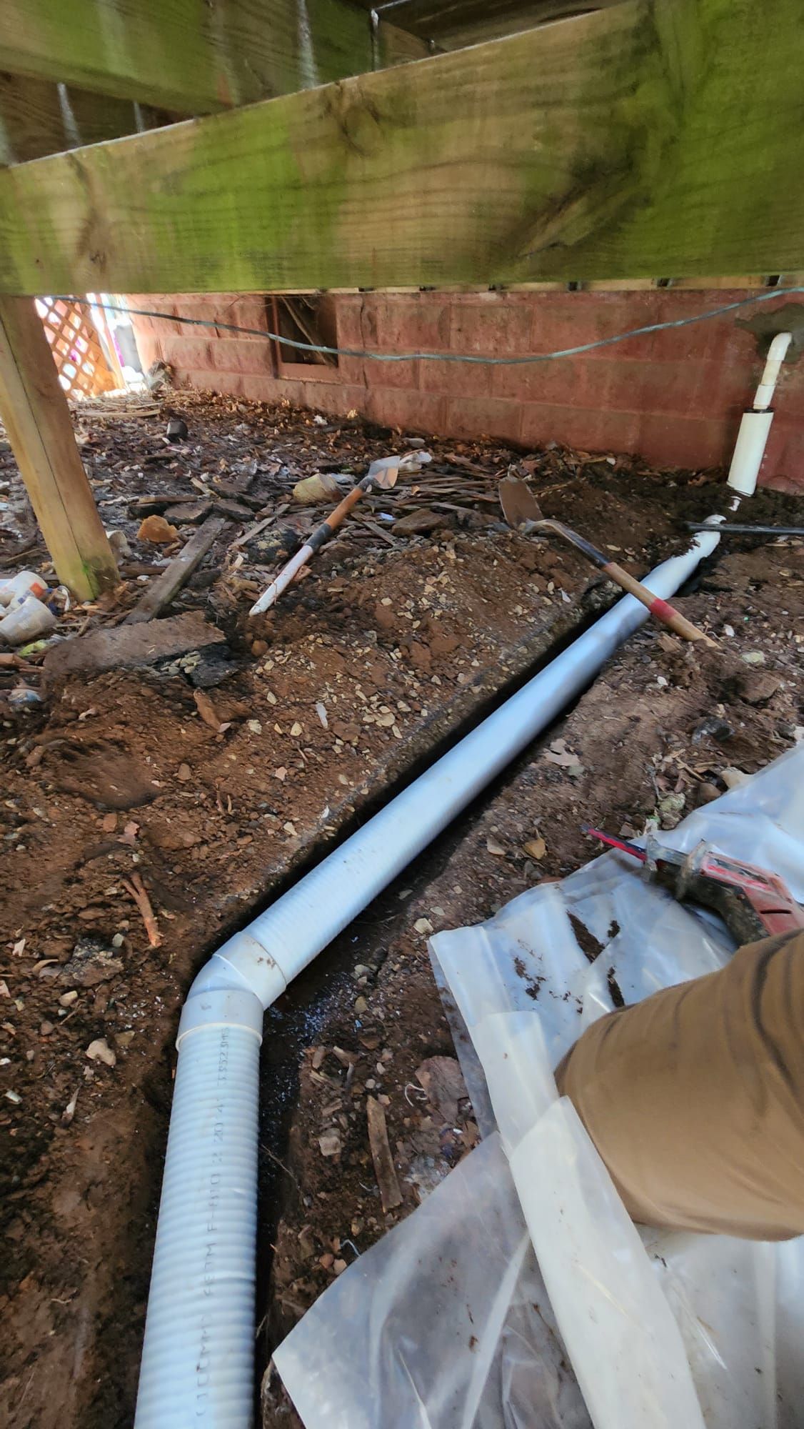 Interior French Drain East Orange NJ by Pure Service Pro, LLC 