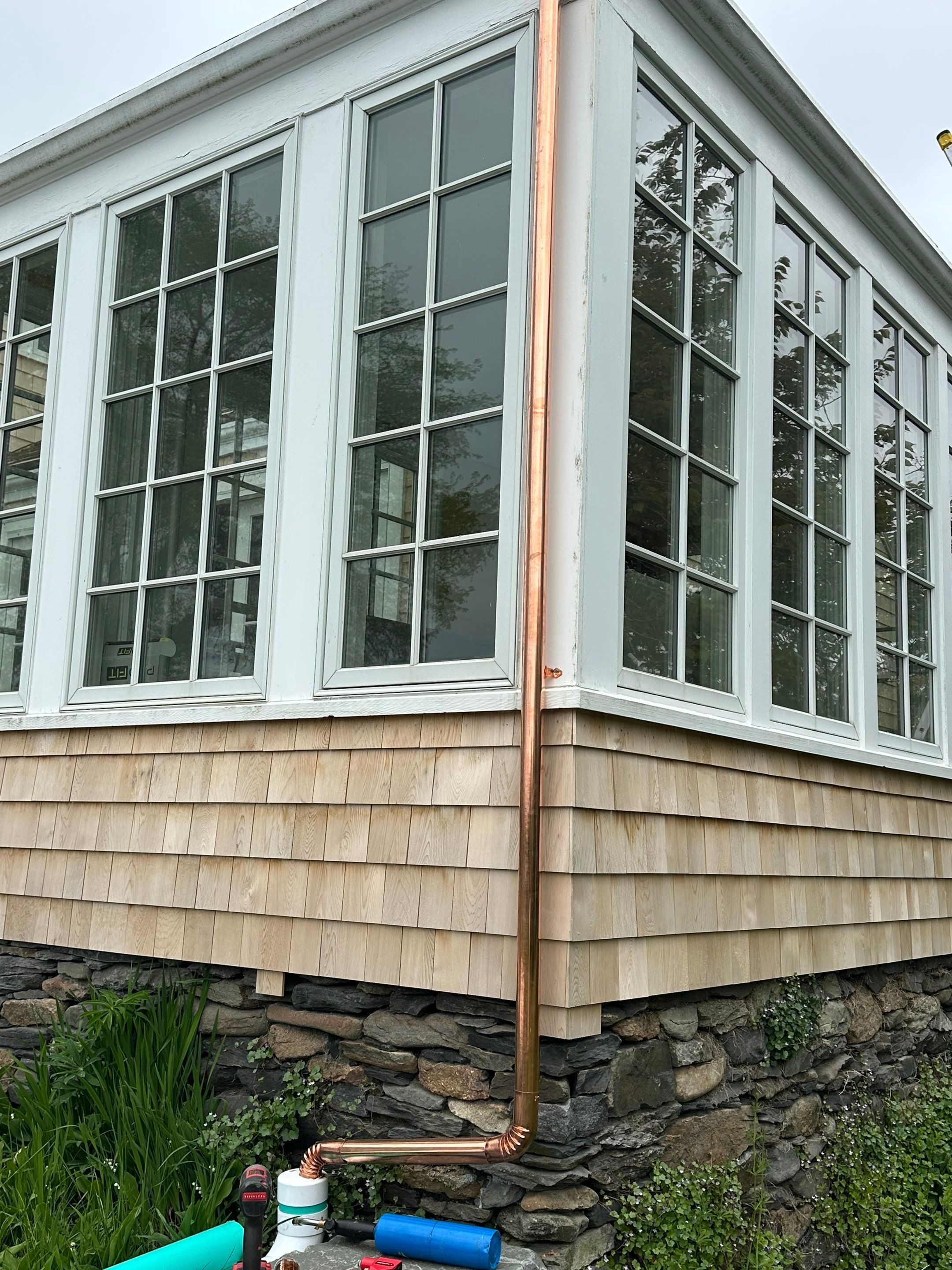 Cedar Roofing, Siding, Copper Gutters - Private Residence by Rinaldi Brothers