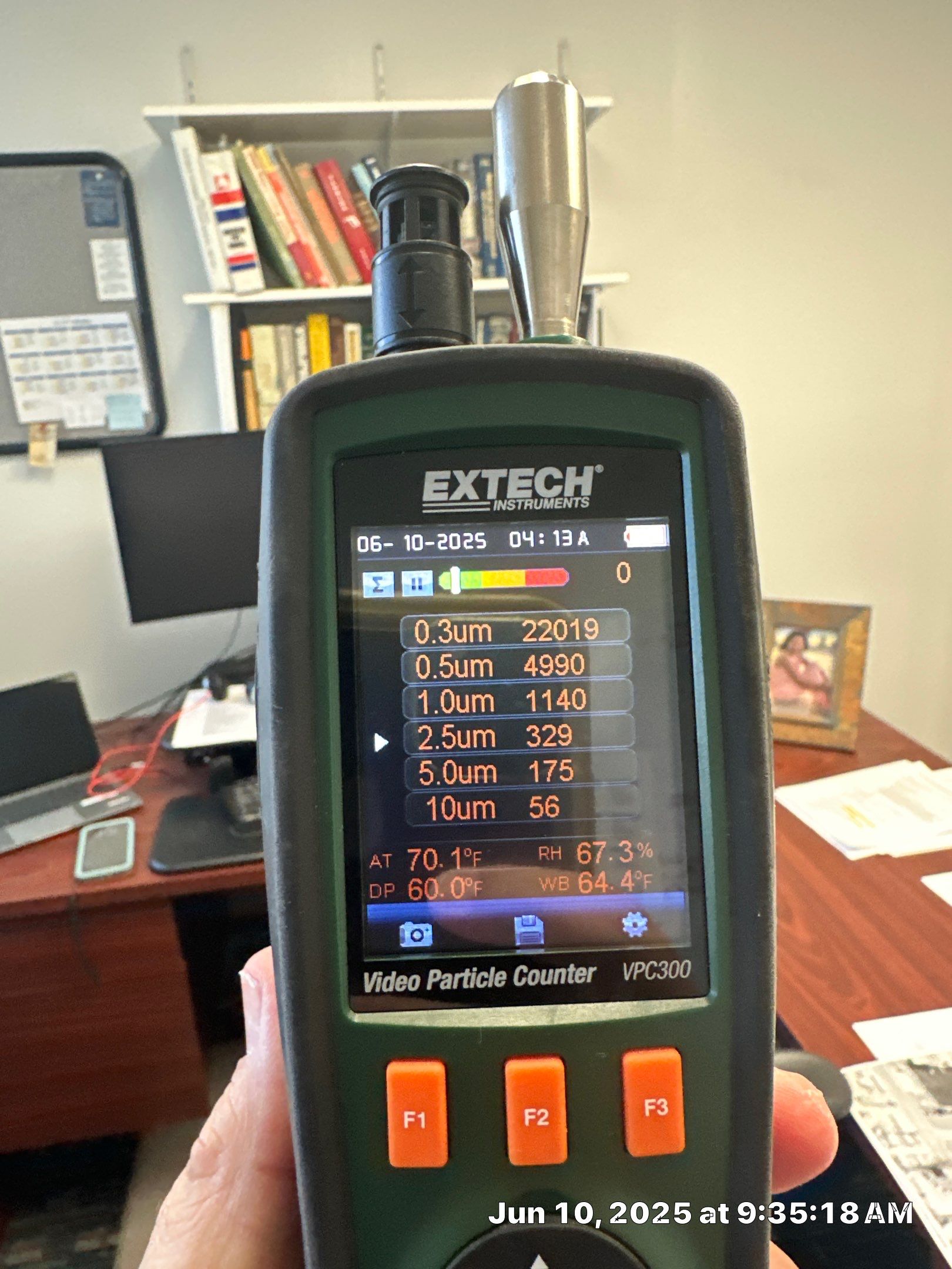 Mold testing in a commercial building by Building performance Solutions LLC