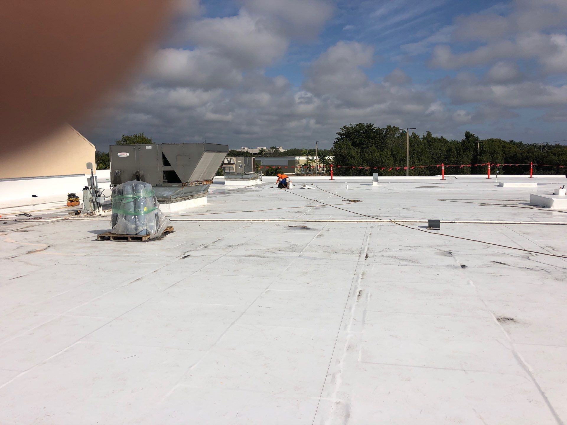 Commercial Re-Roof using GAF TPO by First Due Roofing