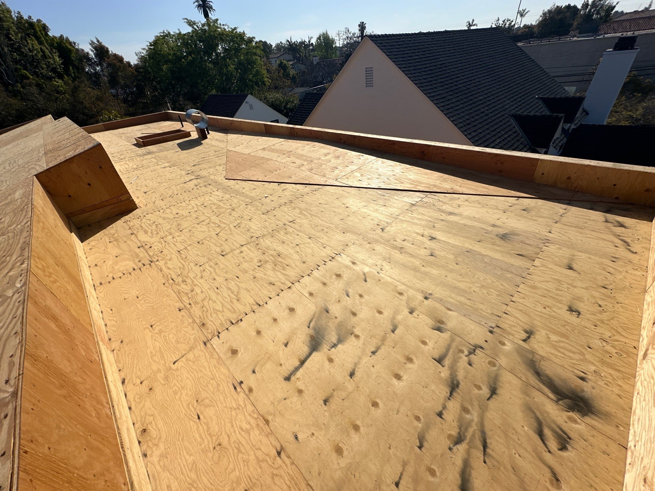 Residential Solar Panel Installation and Custom Roof Deck in Los Angeles by AWS Solar