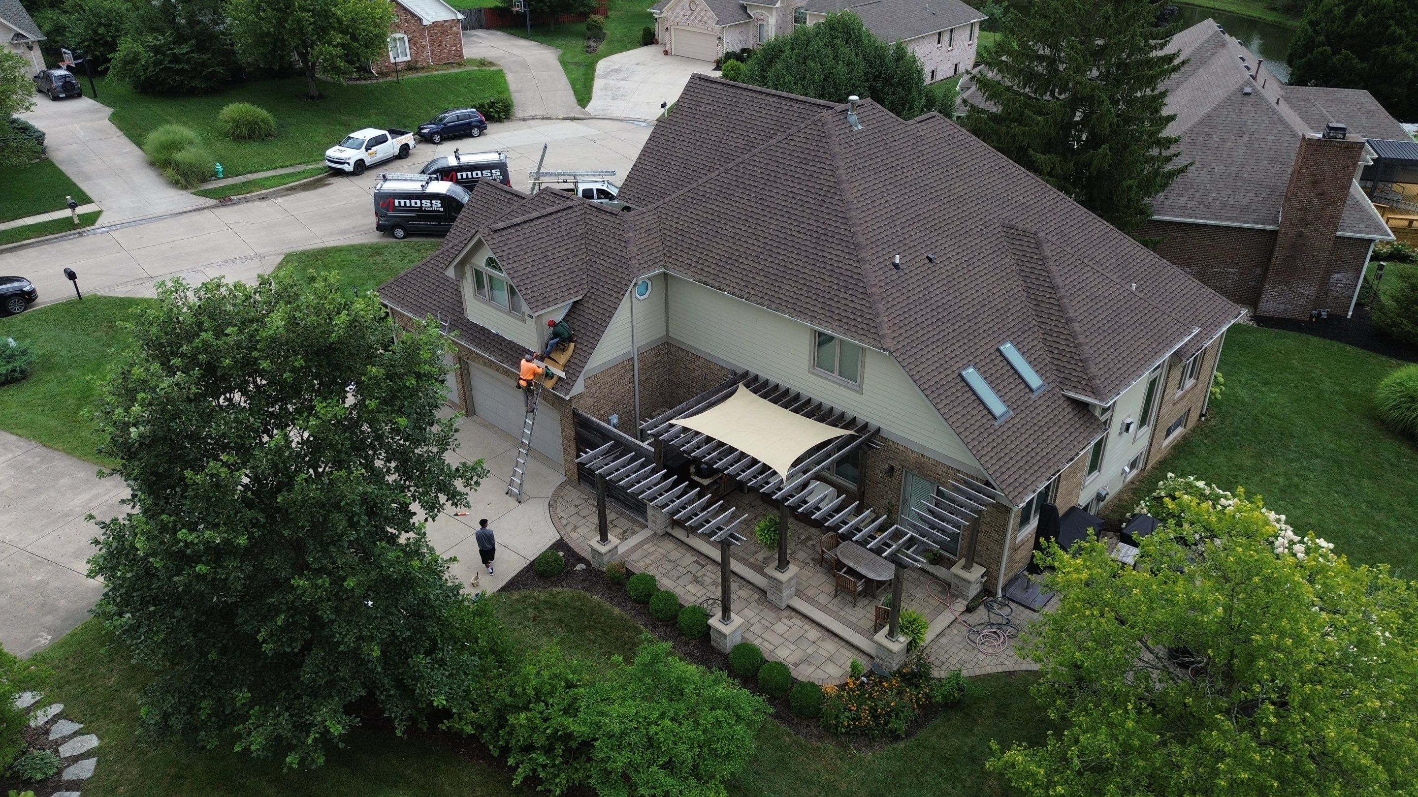 Project in Indianapolis by Moss Roofing