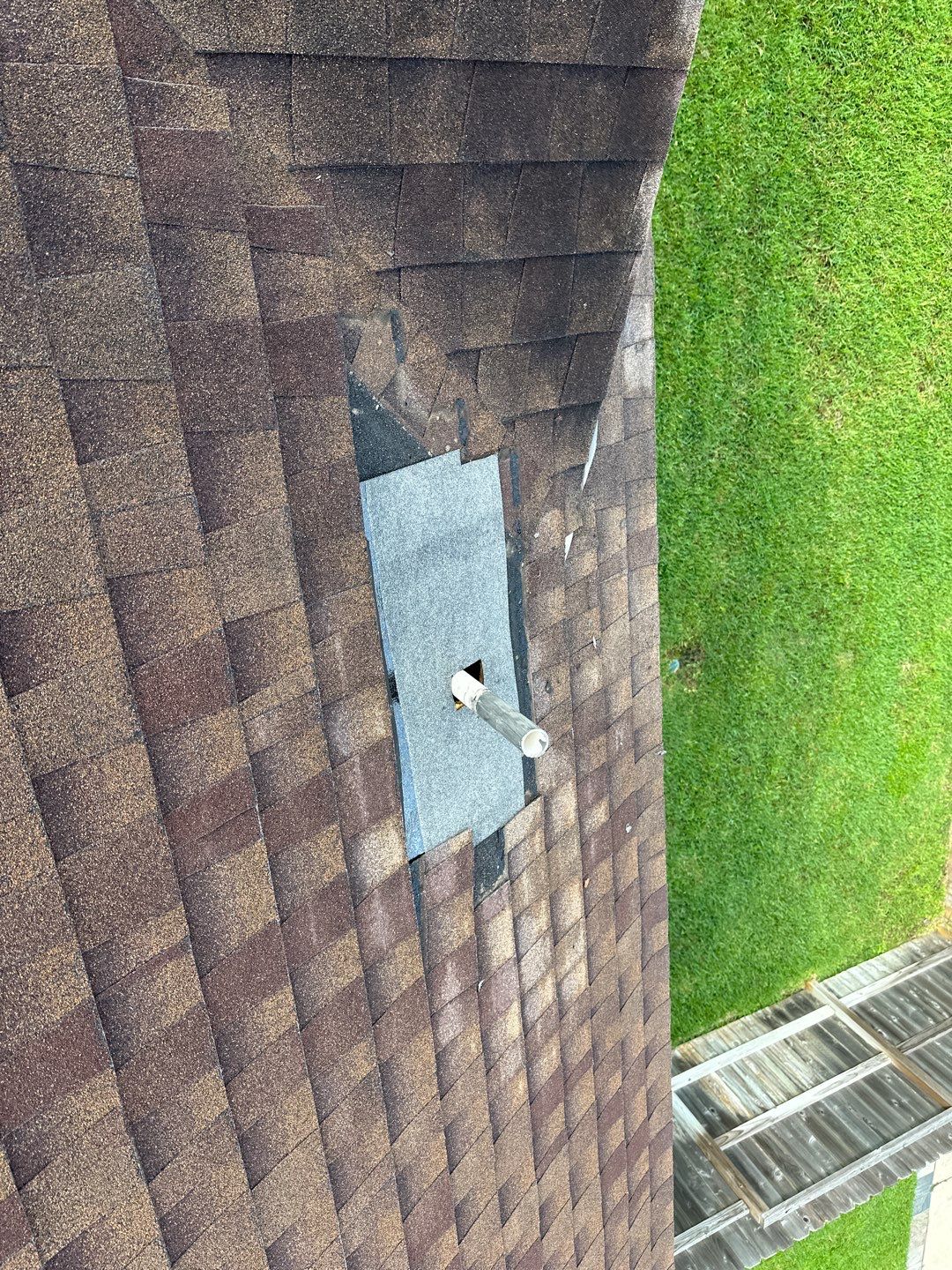 Hail Damage using Owen's Corning Duration (Lifetime) Shingles by Roof Repair Company