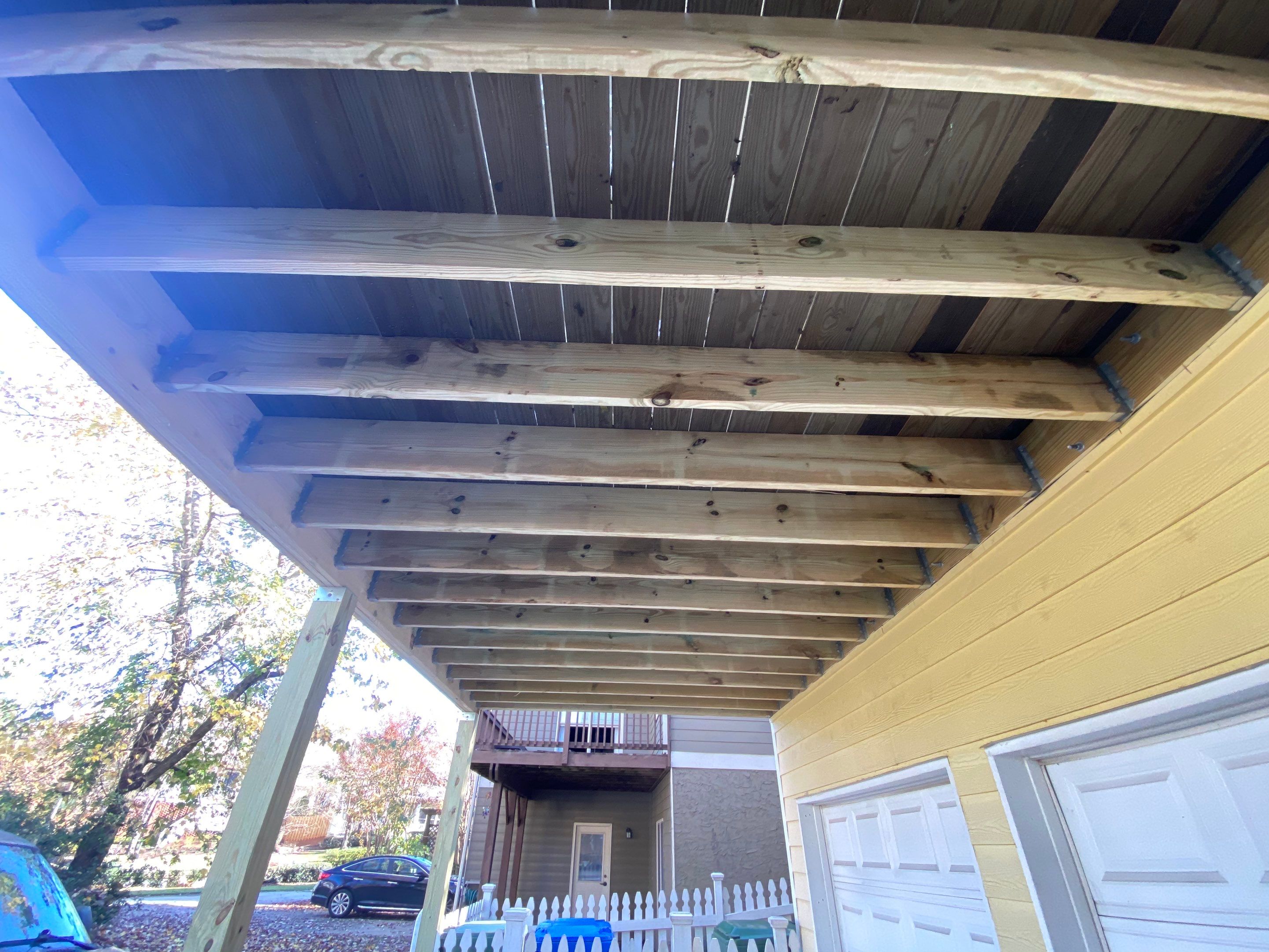 Elevated Pressure-Treated Deck and Screened Porch Build in Atlanta by Swift Home Renovations