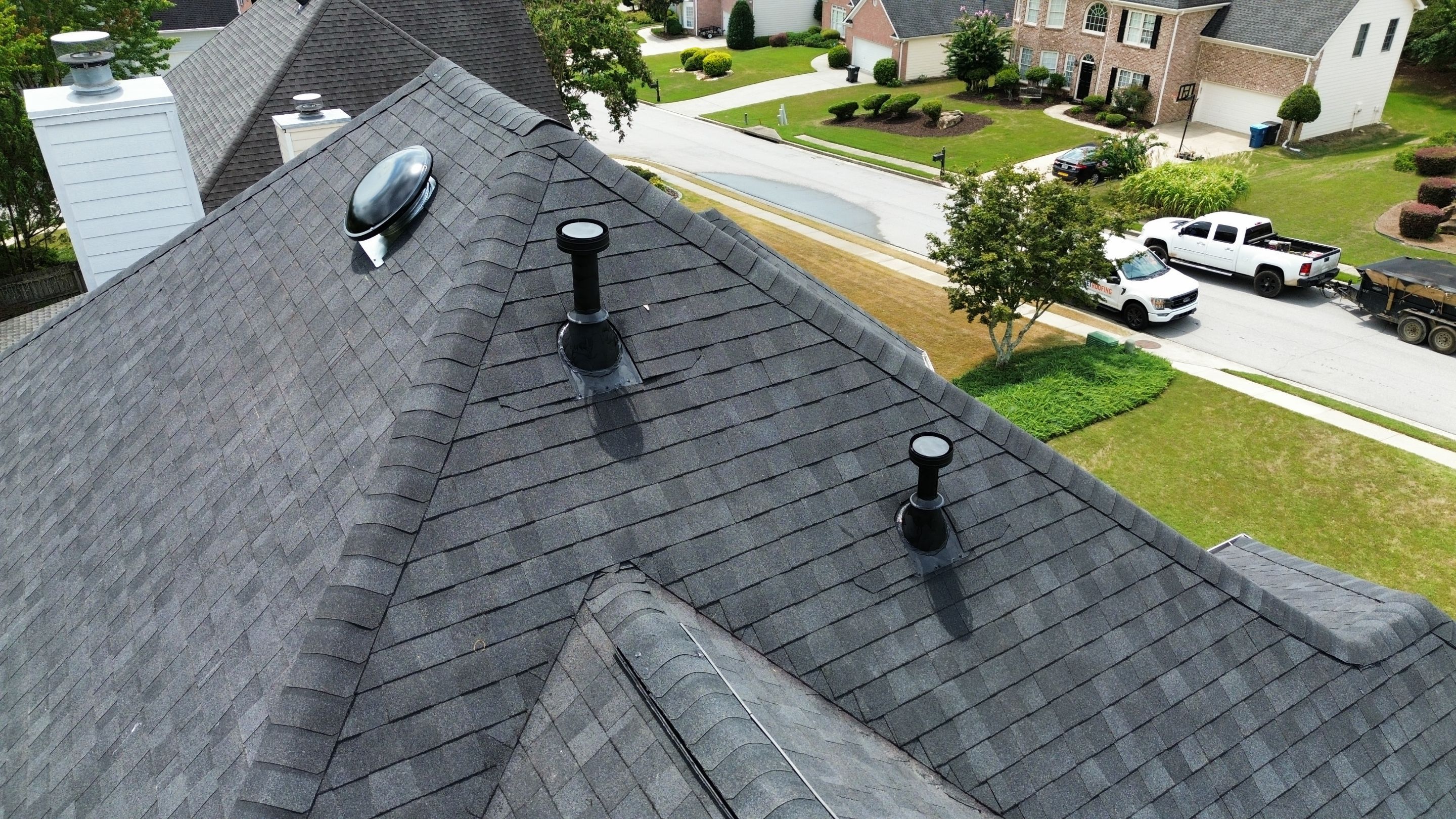 Lawrenceville, GA Roof Replacement CertainTeed Landmark Charcoal Black by Reset Roofing