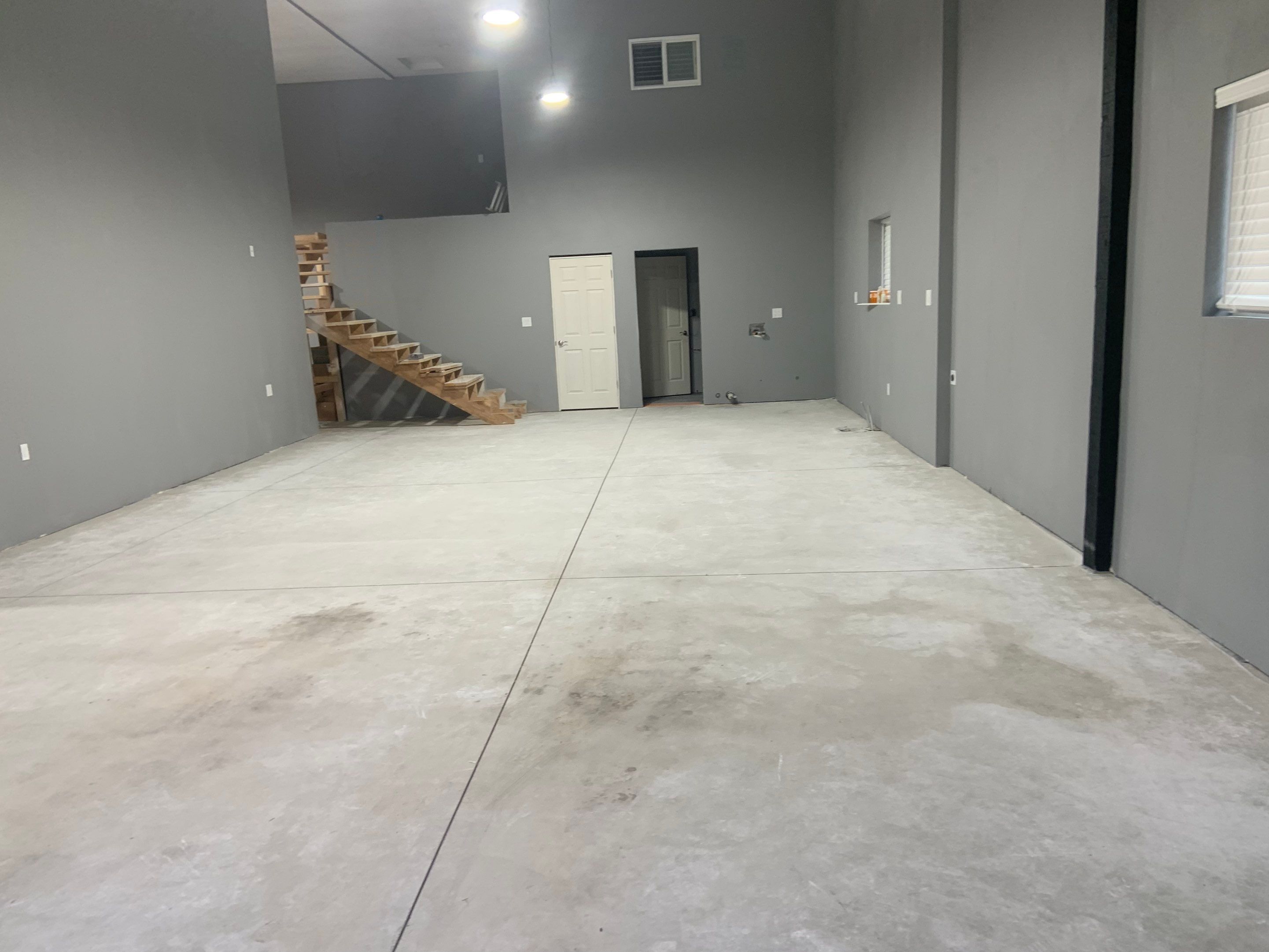 Garage Transformation using Slate Stone by Croc Coatings, LLC