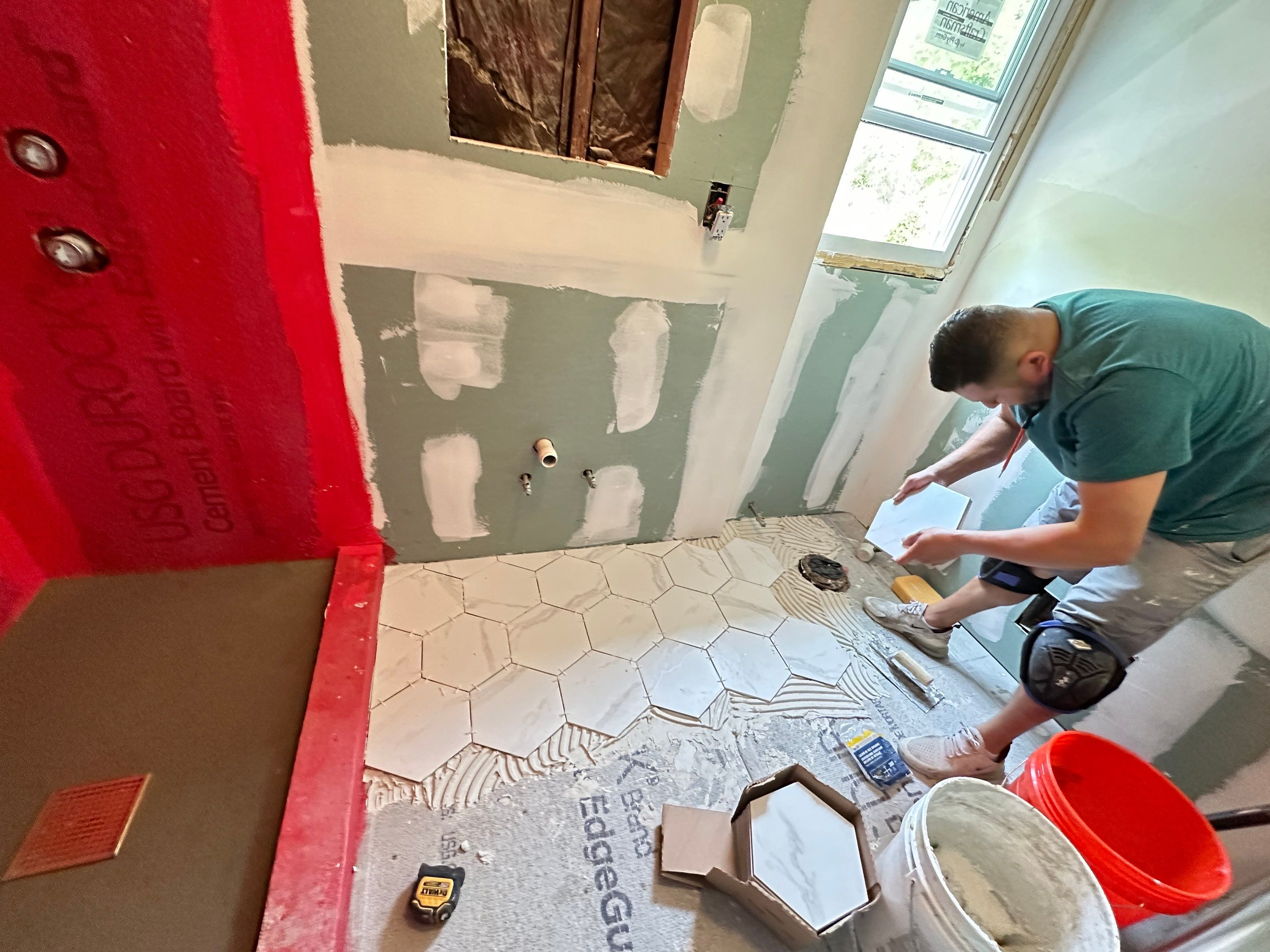 Interior Painting/Bathroom Remodel using Tile by Home Concepts Construction