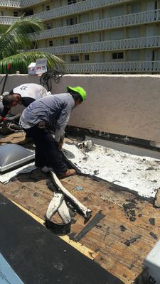 New Flat Roof using Certainteed Flintlastic SA Roofing System