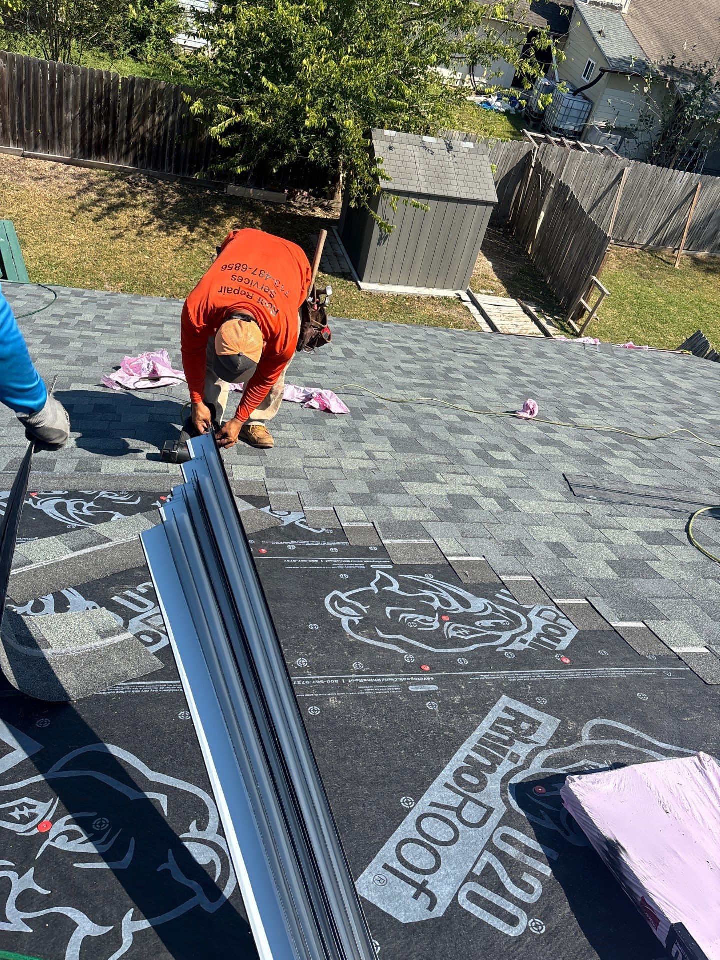 Residential Roofing Repair using Owen's Corning Duration (Lifetime) Shingles by Roof Repair Company