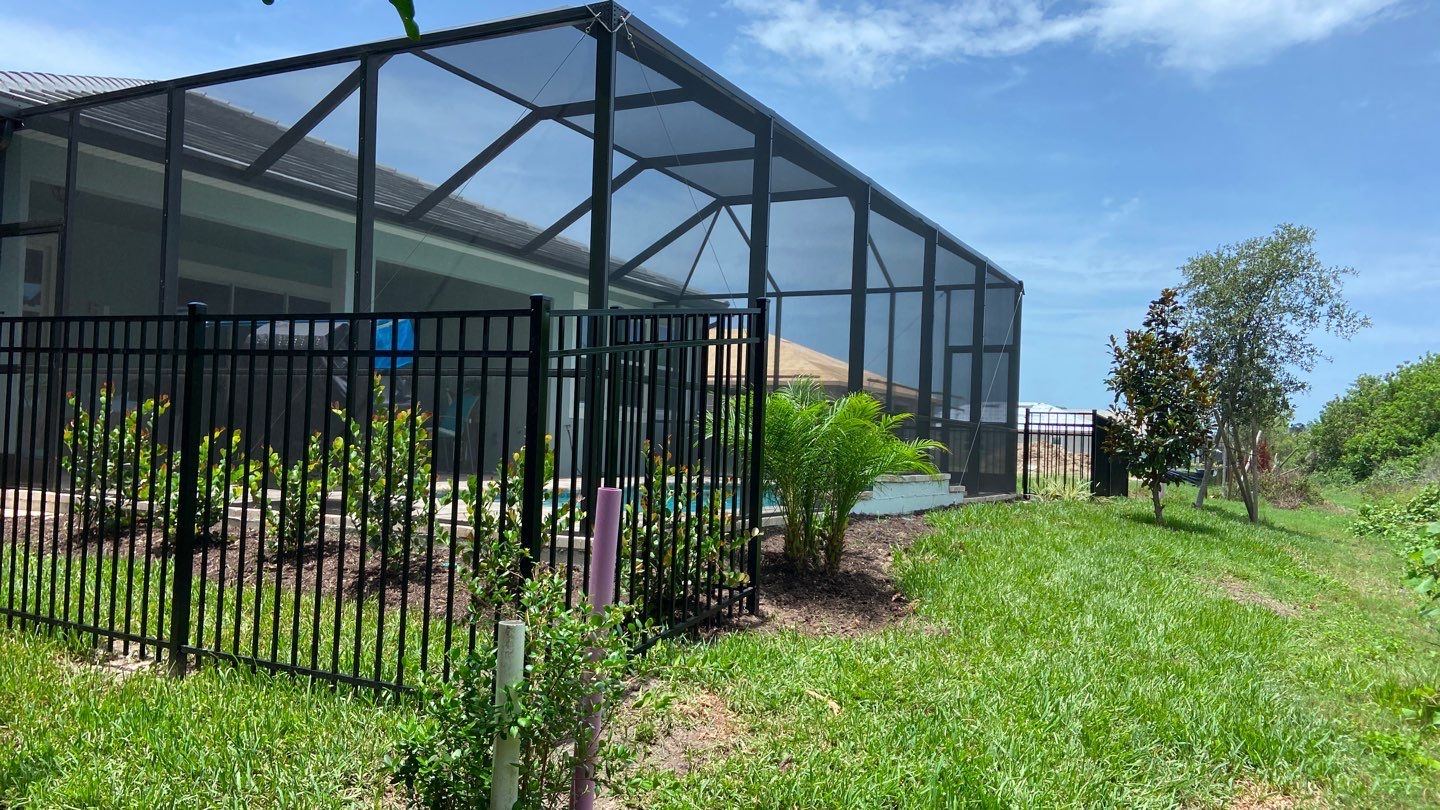Sarasota, FL Aluminum Fence Installation using Black 3 Rail Aluminum Fence by Asap fence and gates, LLC