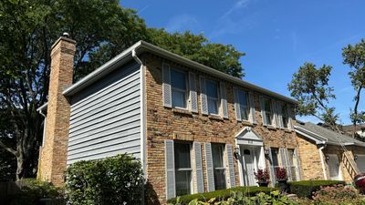 Turtle Shell gutter protection installation in Naperville, IL 60540, photograph 14