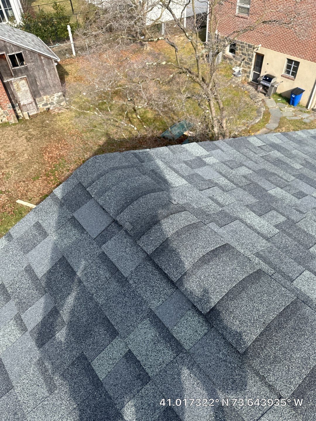 Siding Installation using Certainteed Cedar Impressions Straight Edge Perfection Shingles - D7 - Sterling Gray by A Plus Exterior