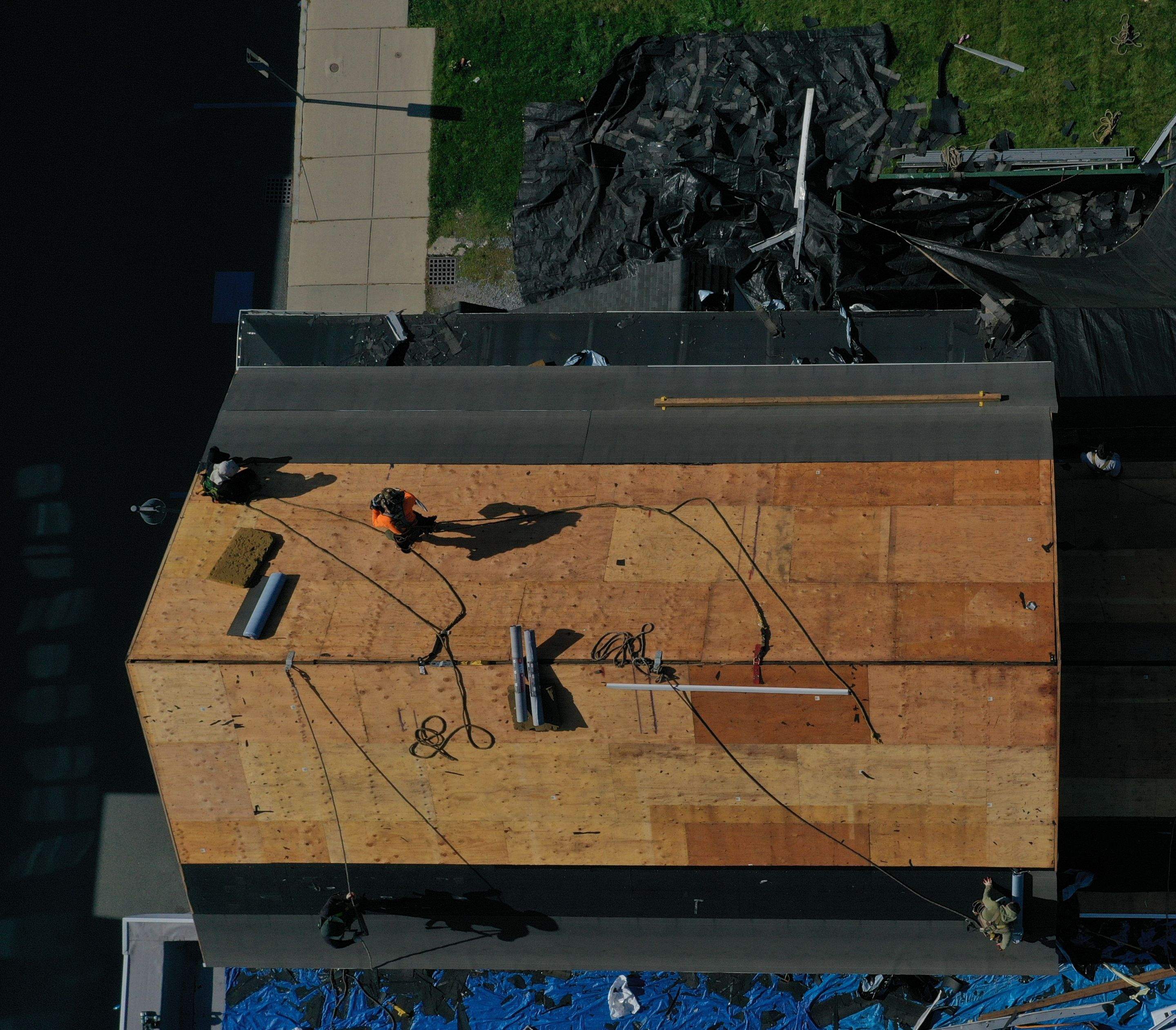 Commercial Roofing Installation using GAF Timberline  by All Site Roofing