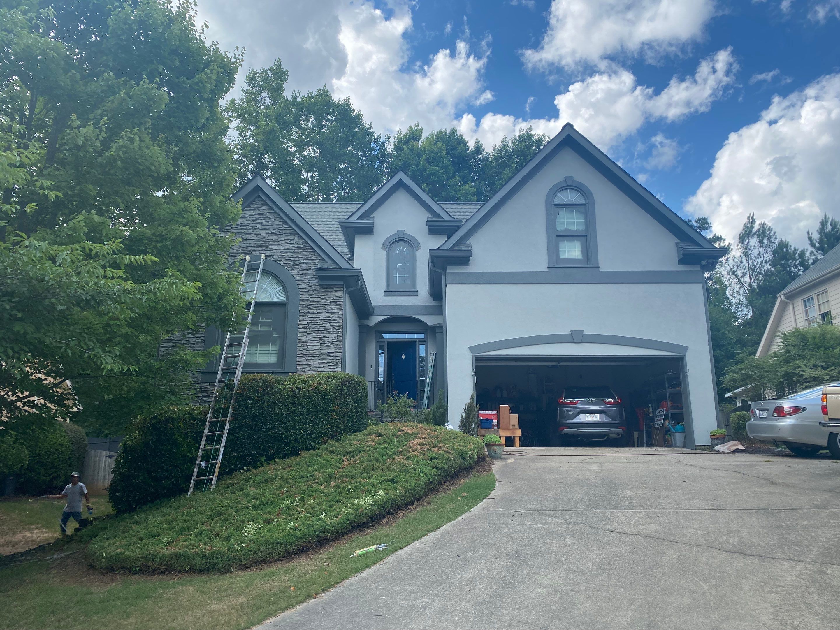 Exterior Residential Painting and Siding Refresh in Marietta by Swift Home Renovations
