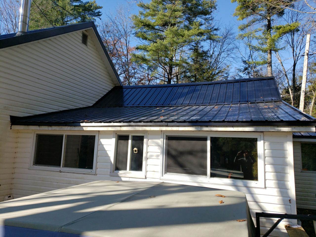 Exposed Fastener Metal Roof using Vicwest UltraVic by Jay Carter Roofing & Sheet Metal