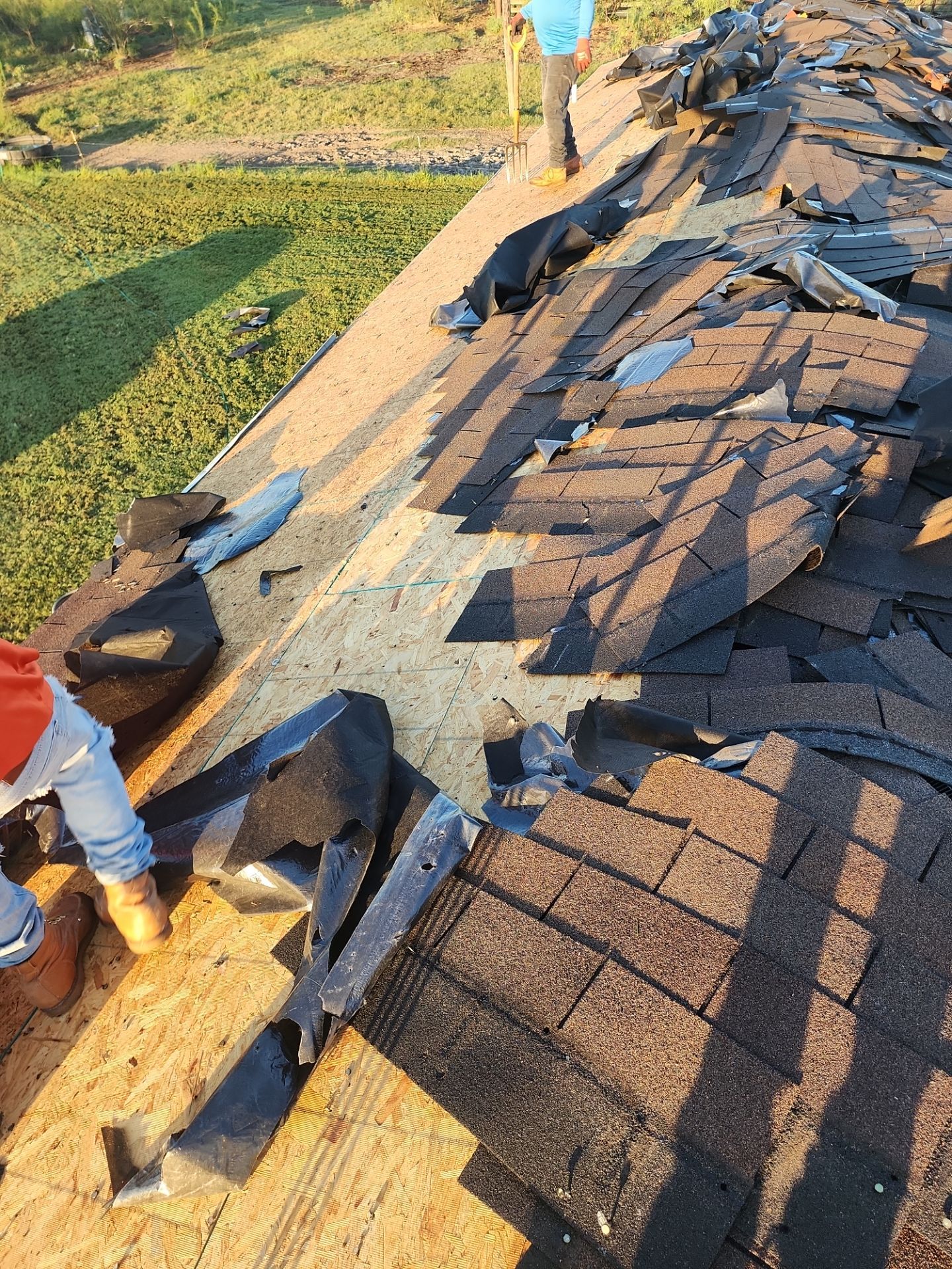 Residential Roofing Installation using Owen's Corning Duration (Lifetime) Shingles by Roof Repair Company