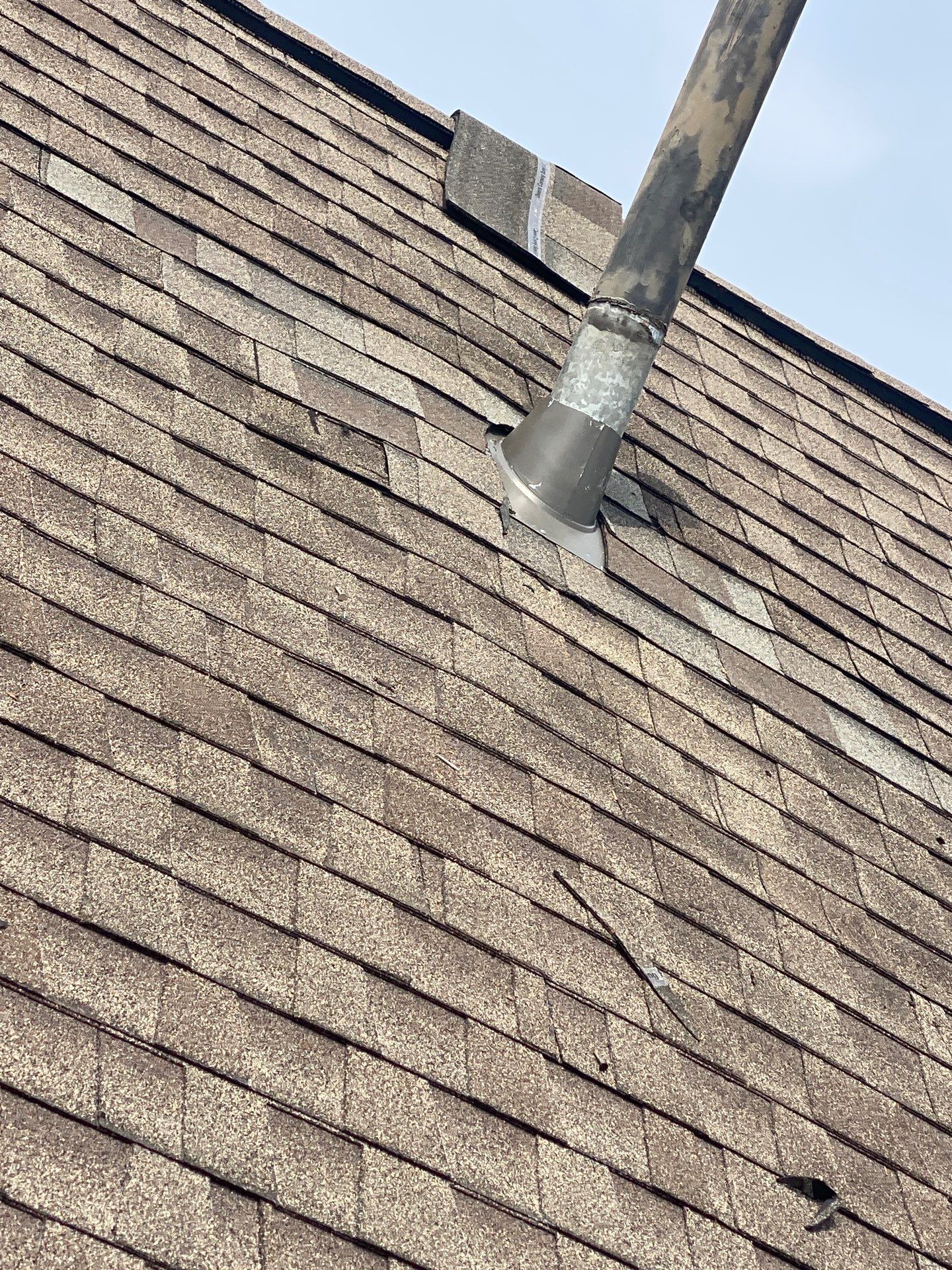Hail Damage using Owen's Corning Duration (Lifetime) Shingles by Roof Repair Company