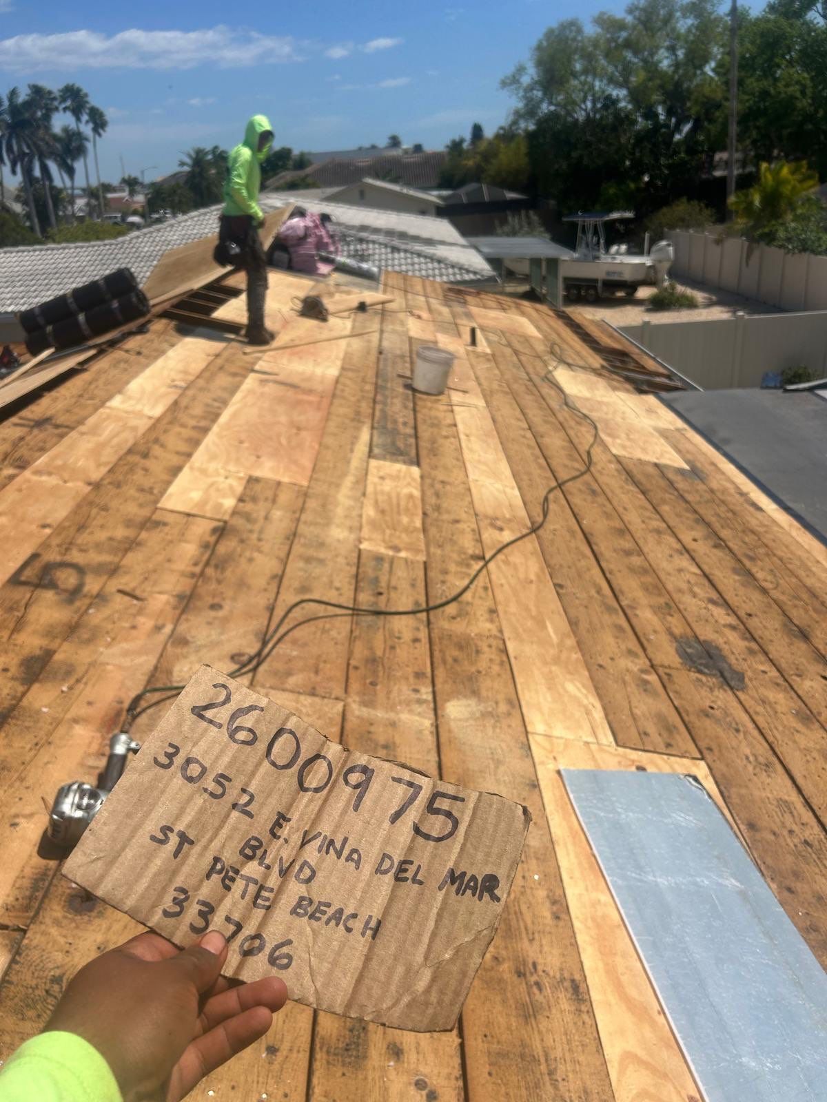 Project in St. Pete Beach 33706 by Mitchell Roofing Company LLC 