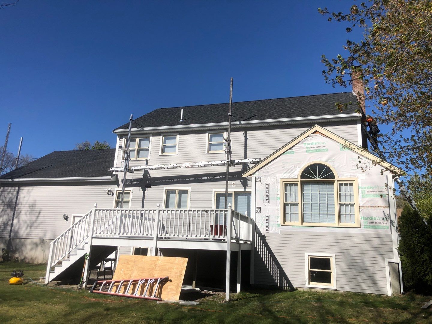 Siding Installation using James Hardie by UBrothers Construction
