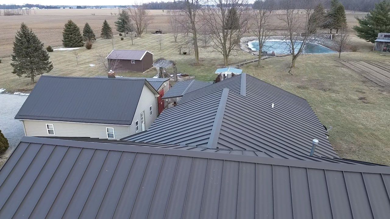 Standing Seam & Exposed Fastener Metal Roof Installation – Bluffton, IN by 4Ever Metal Roofing