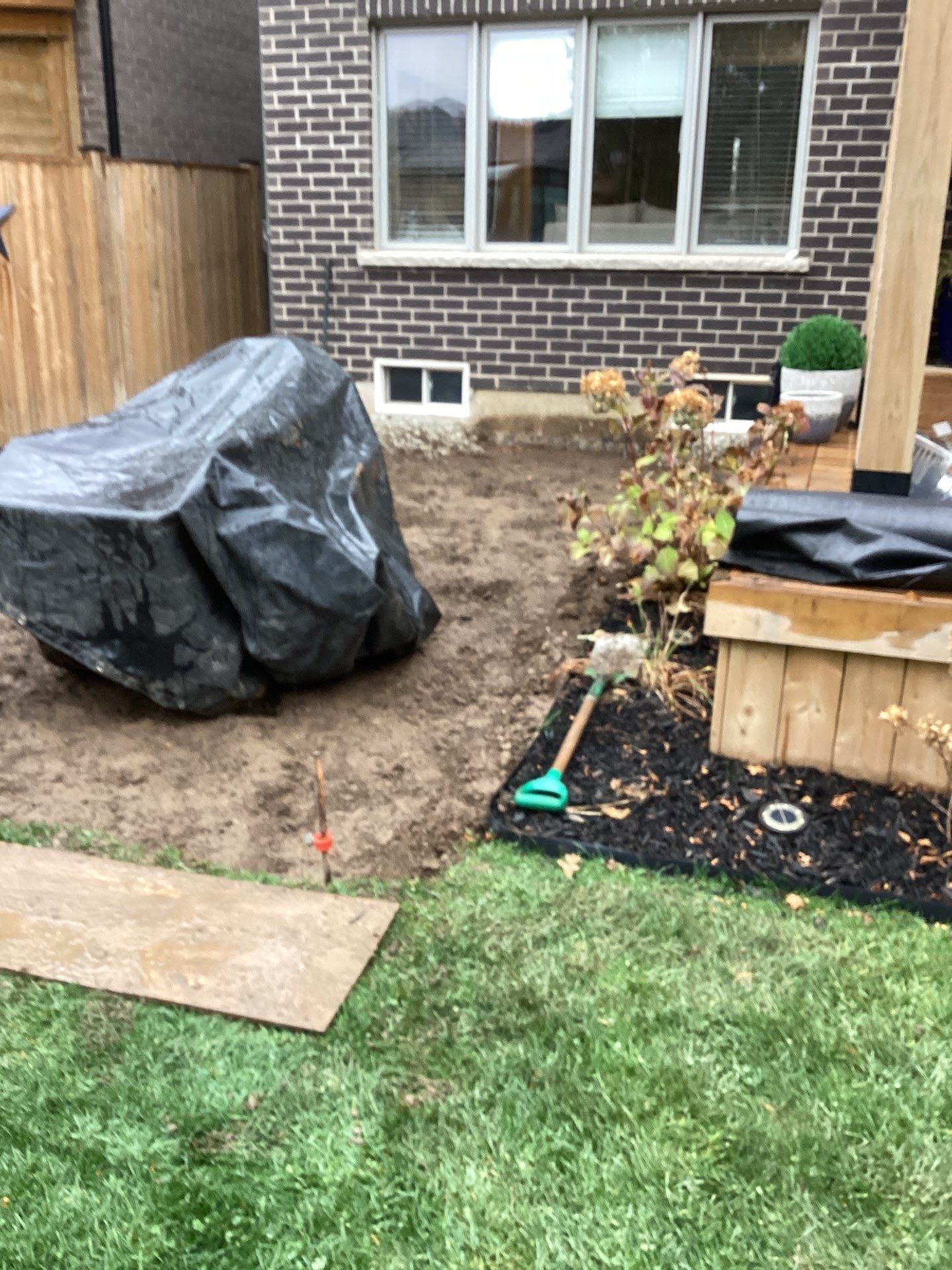 Front Entrance & Lounge Patio by Soares Landscaping