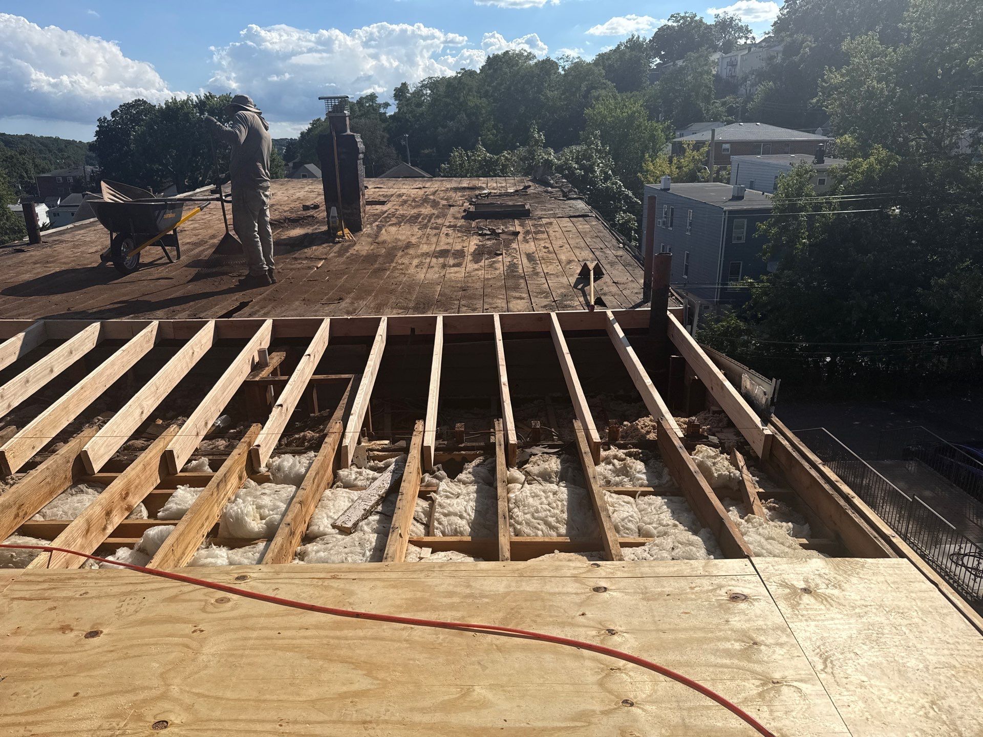 Project in Yonkers by The Energy Efficient Roofer & George's Seamless Gutters