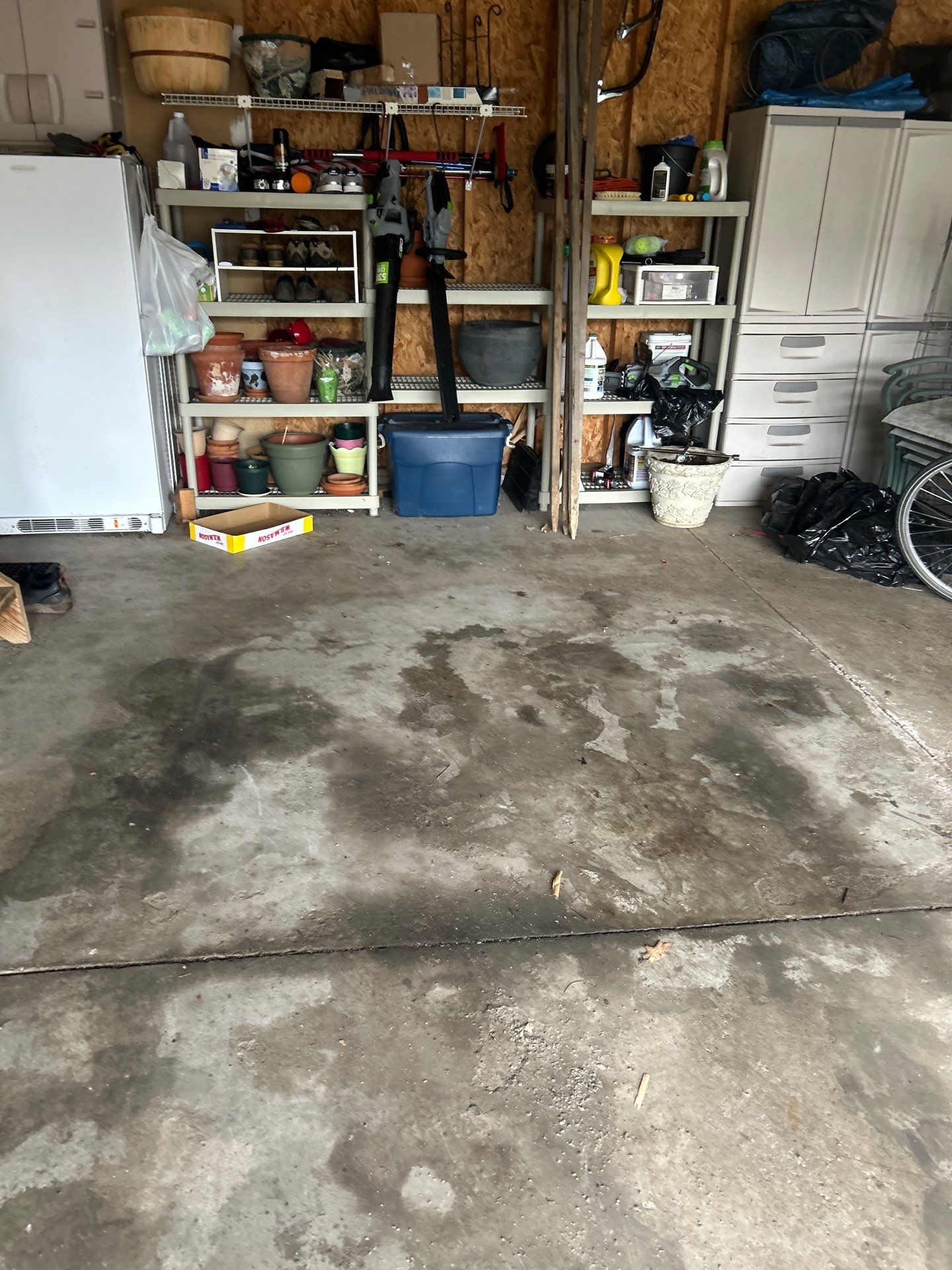 Vintage Zircon Garage Coating by NG Masonry & Construction LLC