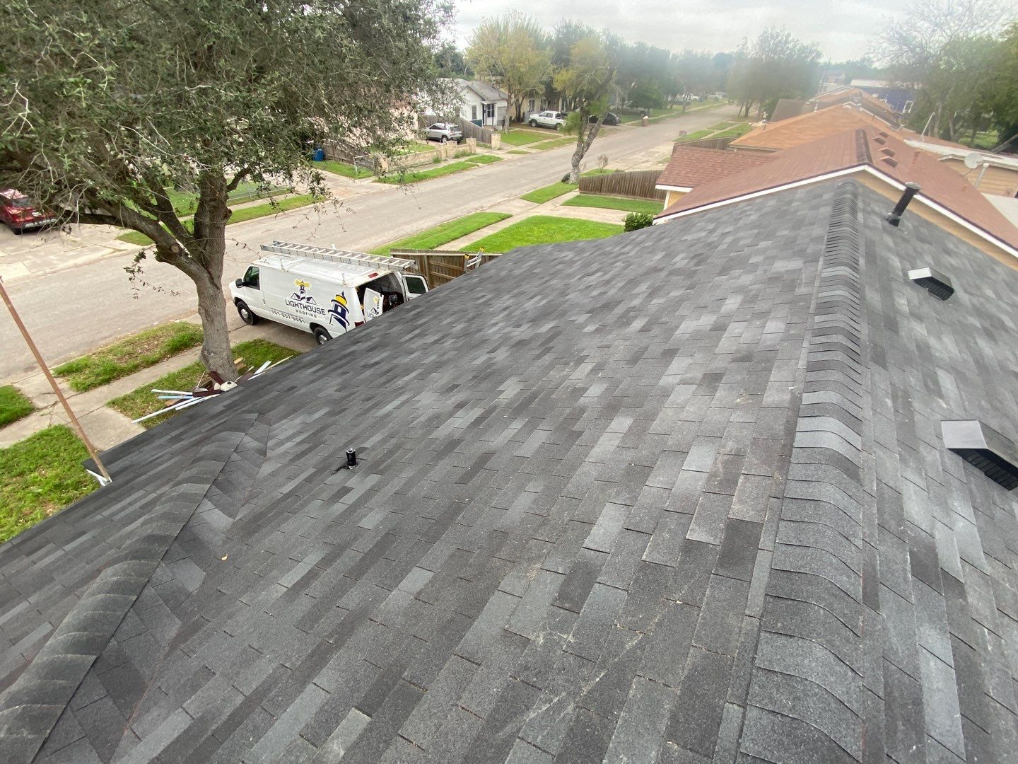 Residential Roofing Installation using Shingles by Lighthouse Roofing